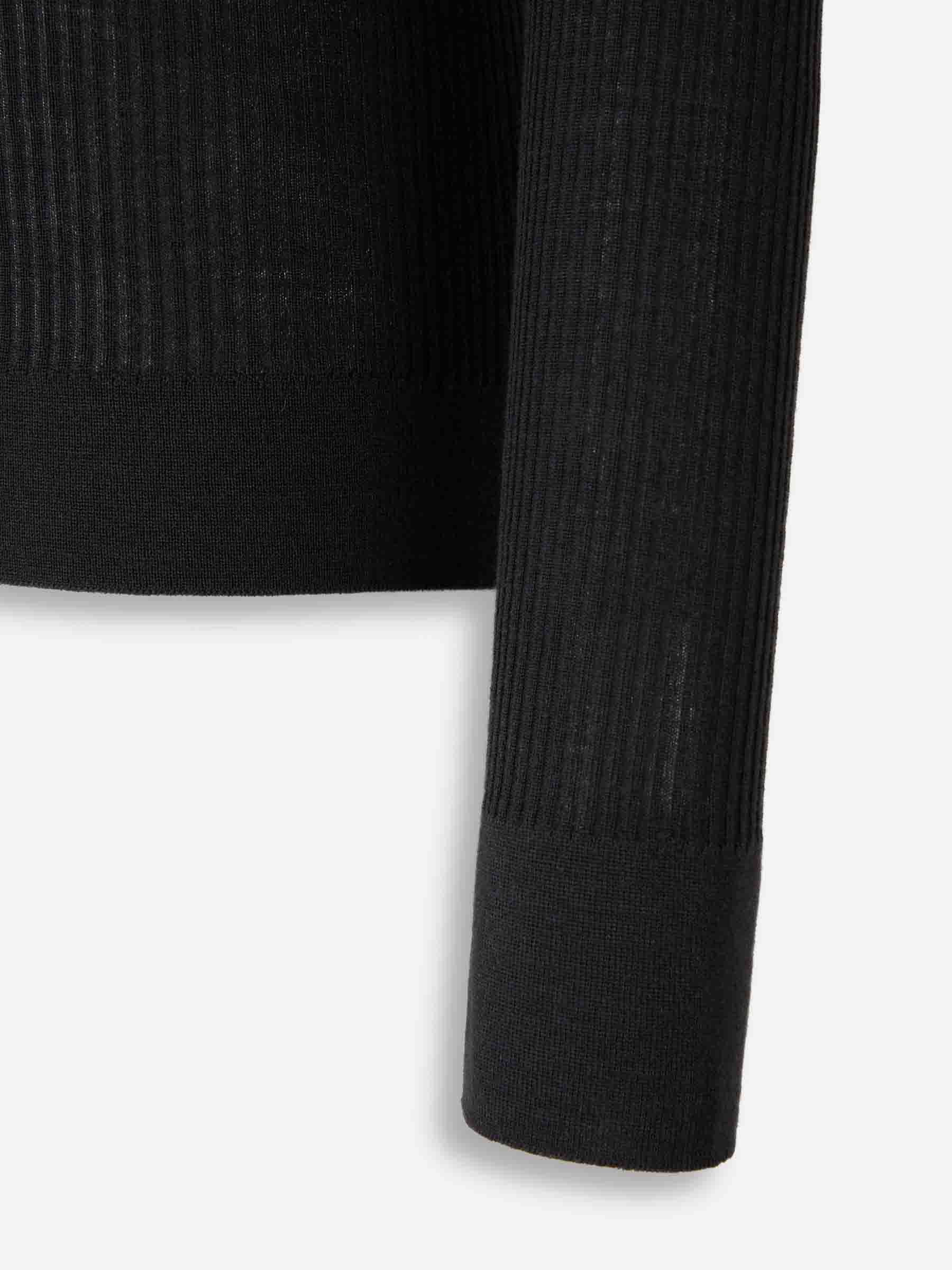 Outlet online Lemaire Mujer Jersey Cuello Alto color Gris Antracita sku 711-003362 01 - Foto 4