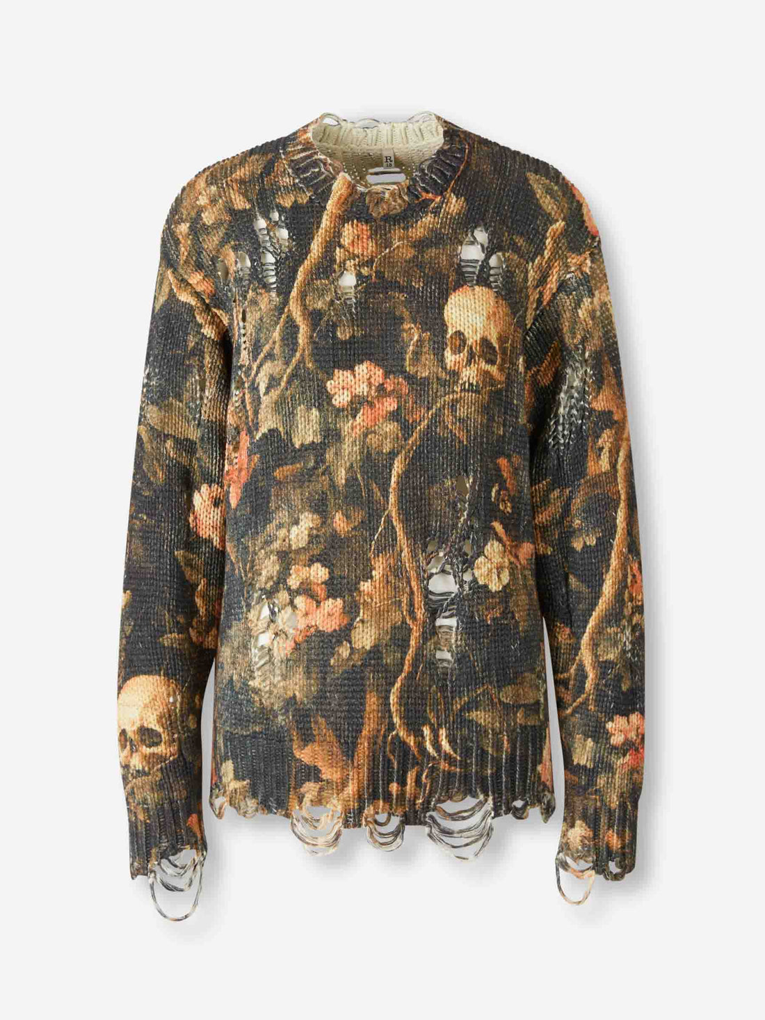 Outlet online R13 Mujer Jersey Cuello Redondo color Naranja Claro sku 711-003384 01 - Foto 1