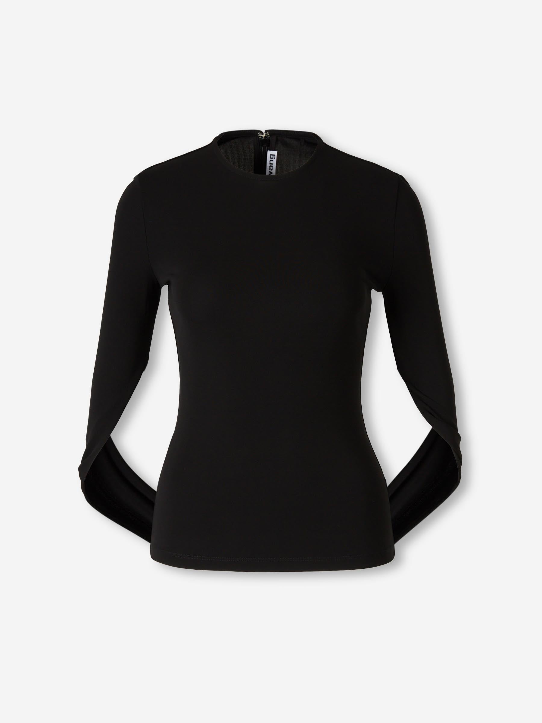 Outlet online Alexander Wang Mujer Top Drapeado color Negro sku 711-003415 01 - Foto 1