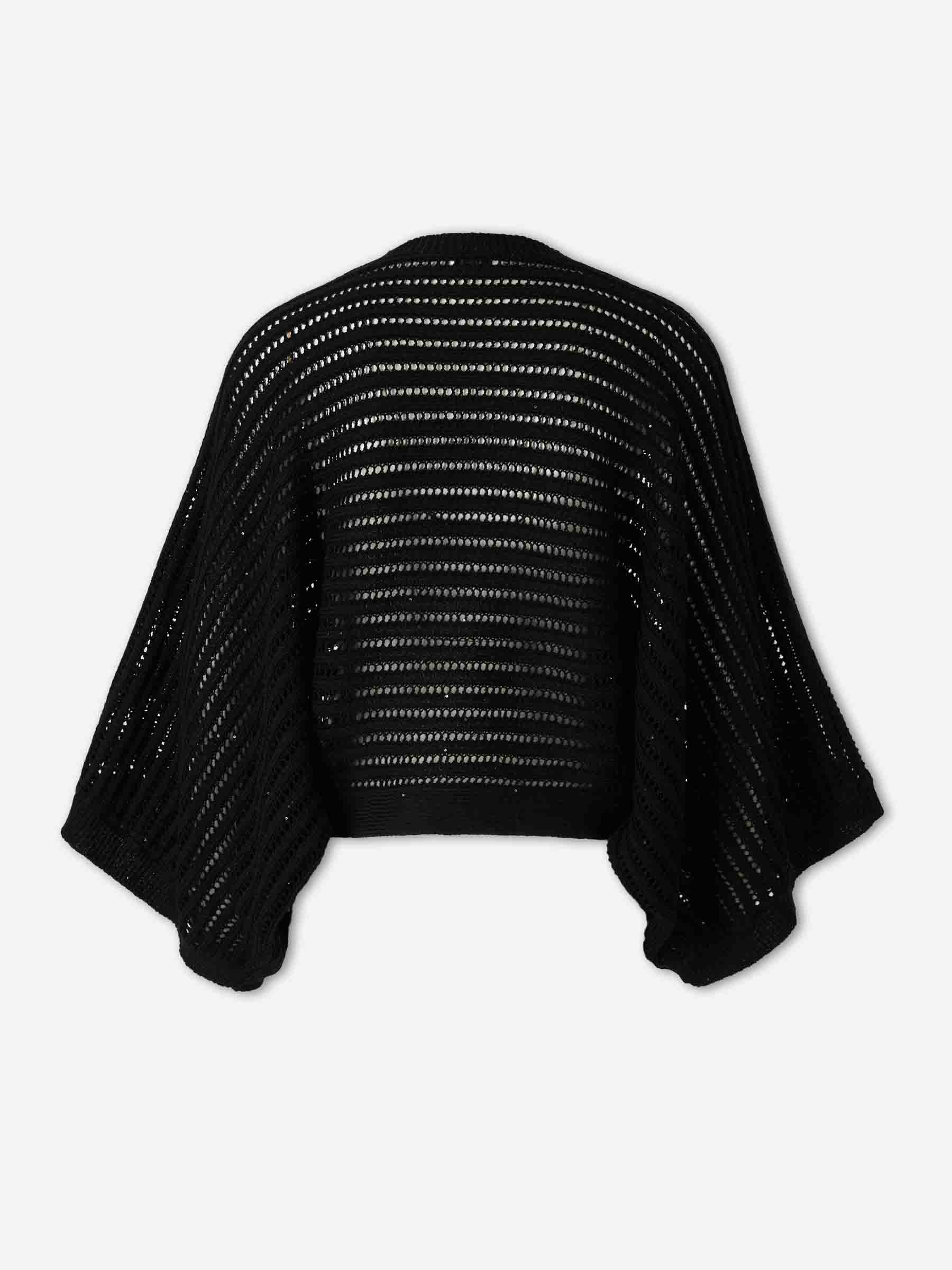 Outlet online Peserico Mujer Jersey Punto Algodón color Negro sku 711-003431 02 - Foto 2