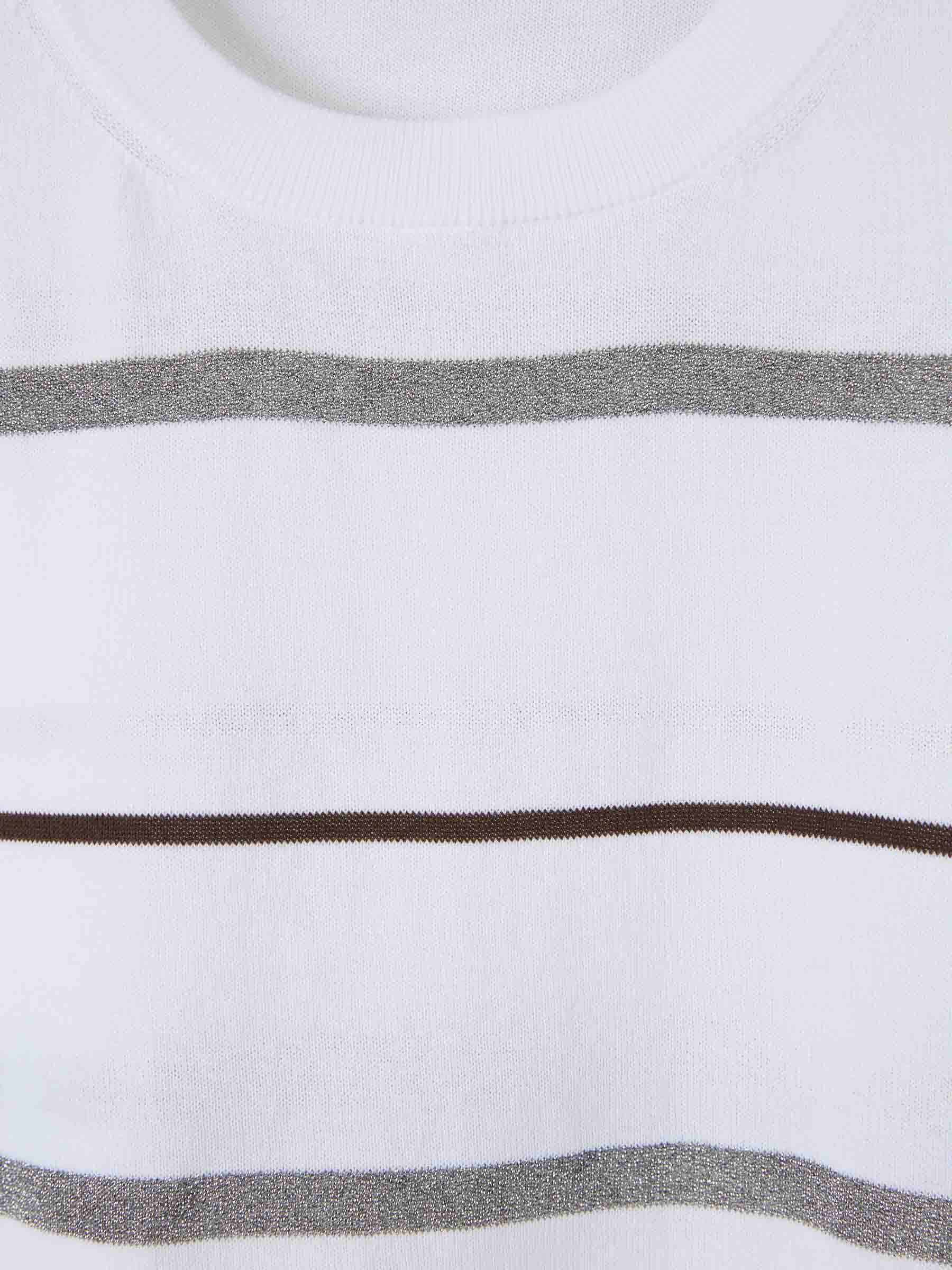 Outlet online Peserico Mujer Camiseta Manga Larga color Blanco sku 711-003432 01 - Foto 3