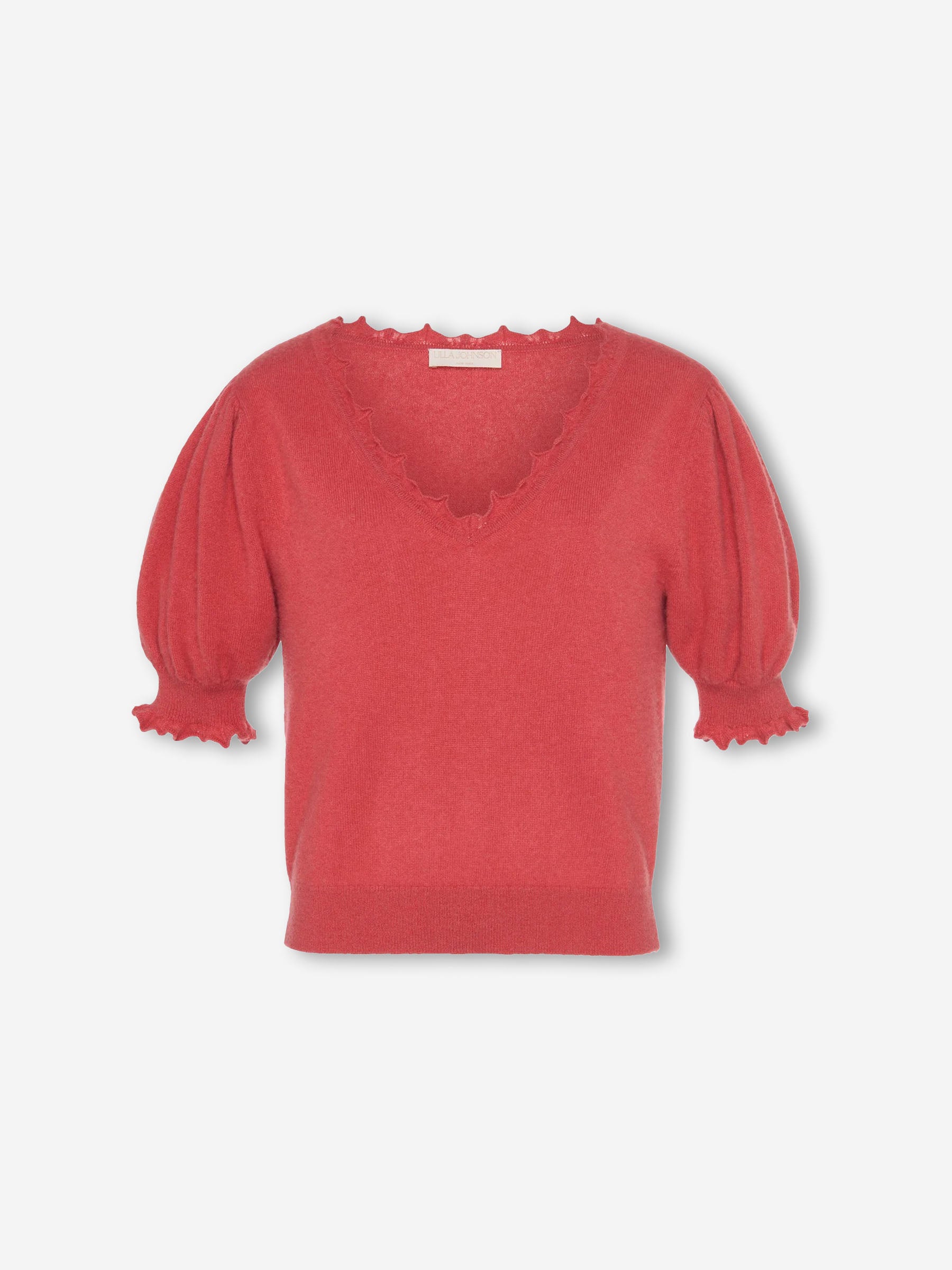 Outlet online Ulla Johnson Mujer Top Punto Polline color Coral sku 712-000577 01 - Foto 1