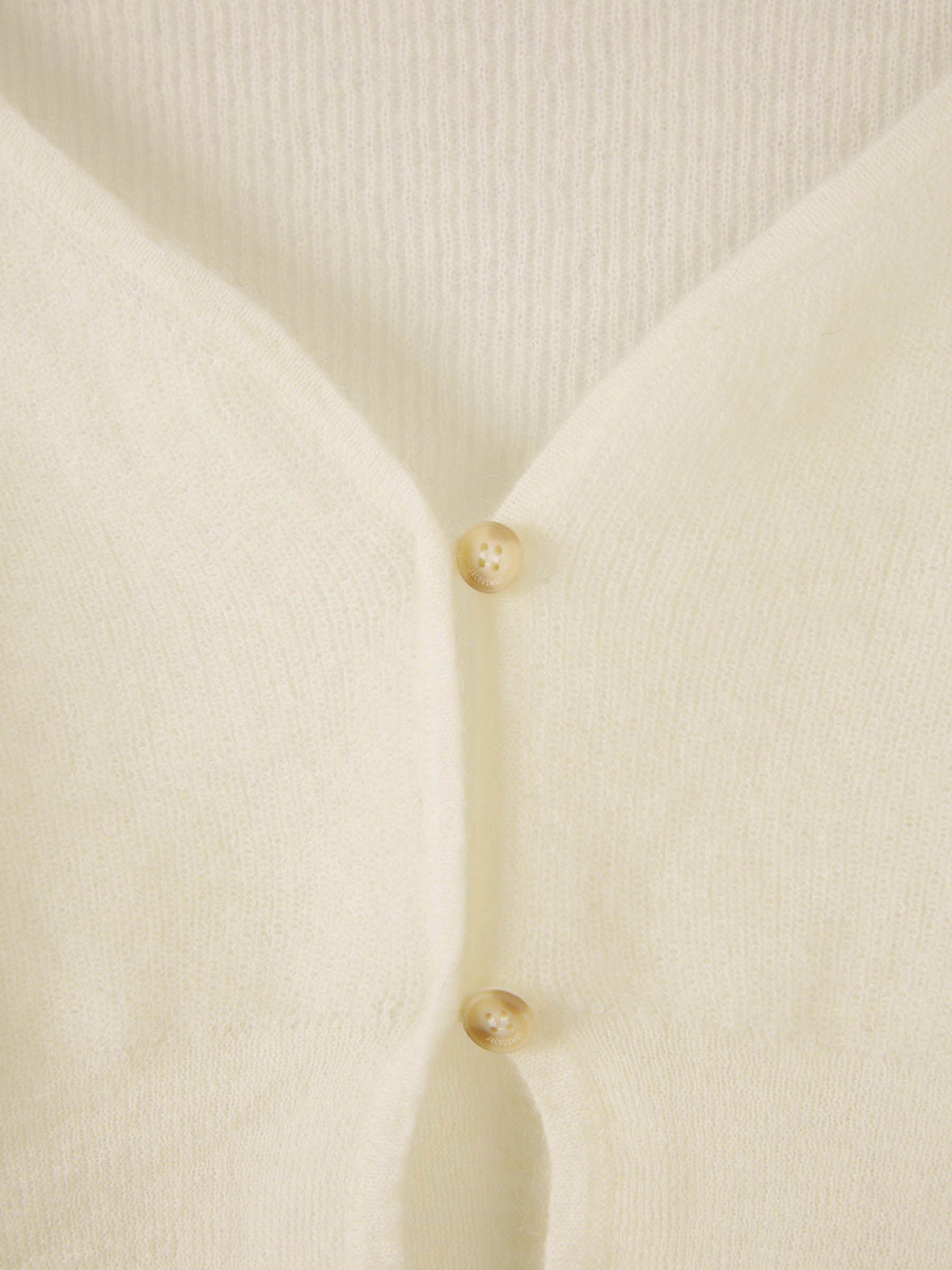 Outlet online Jacquemus Mujer Cárdigan Le Cárdigan Alzou color Crema sku 713-000213 02 - Foto 7