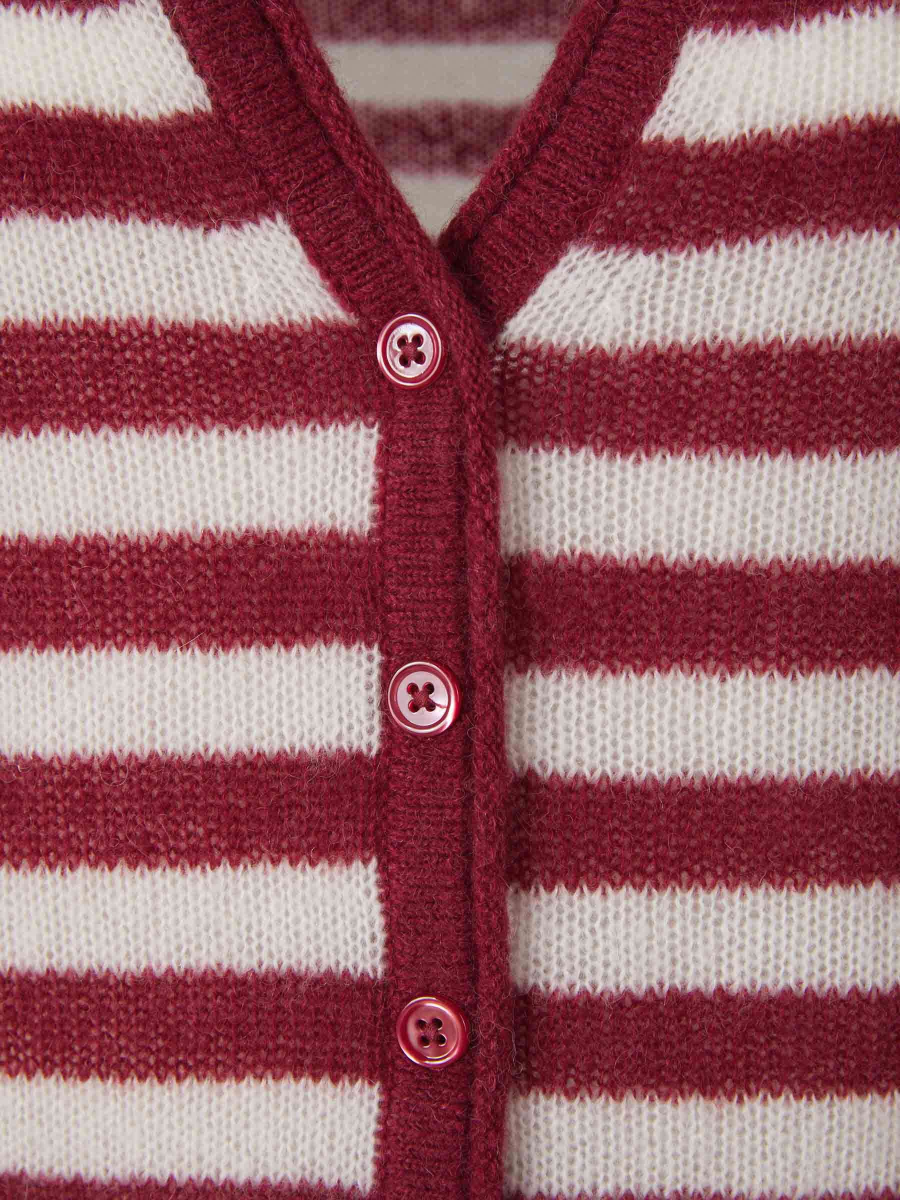 Outlet online Dorothee Schumacher Mujer Cárdigan Punto Lana color Rojo sku 713-000255 01 - Foto 3