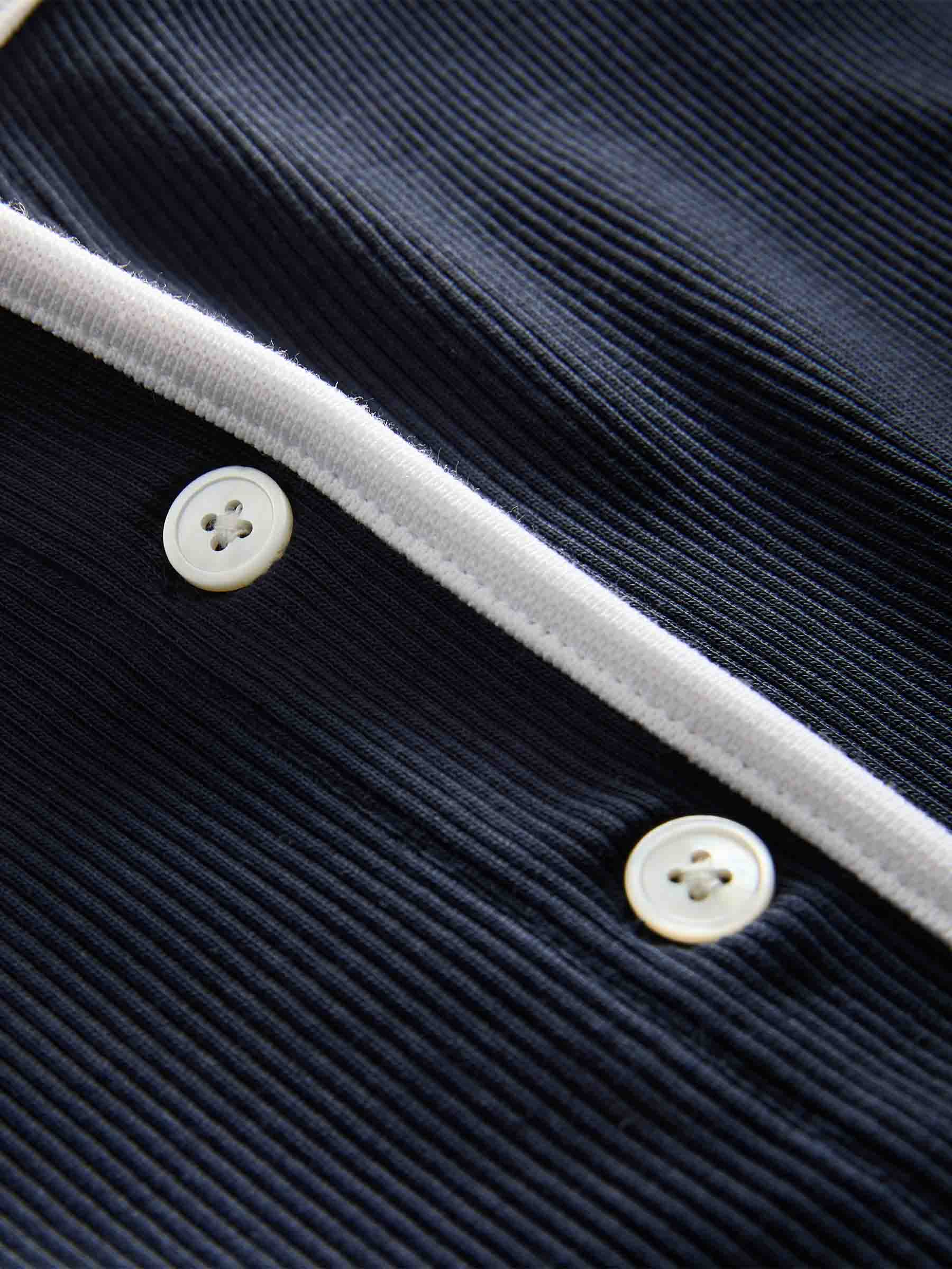 Outlet online Veronica Beard Mujer Cárdigan Algodón Wilmer color Azul Noche sku 713-000332 01 - Foto 5