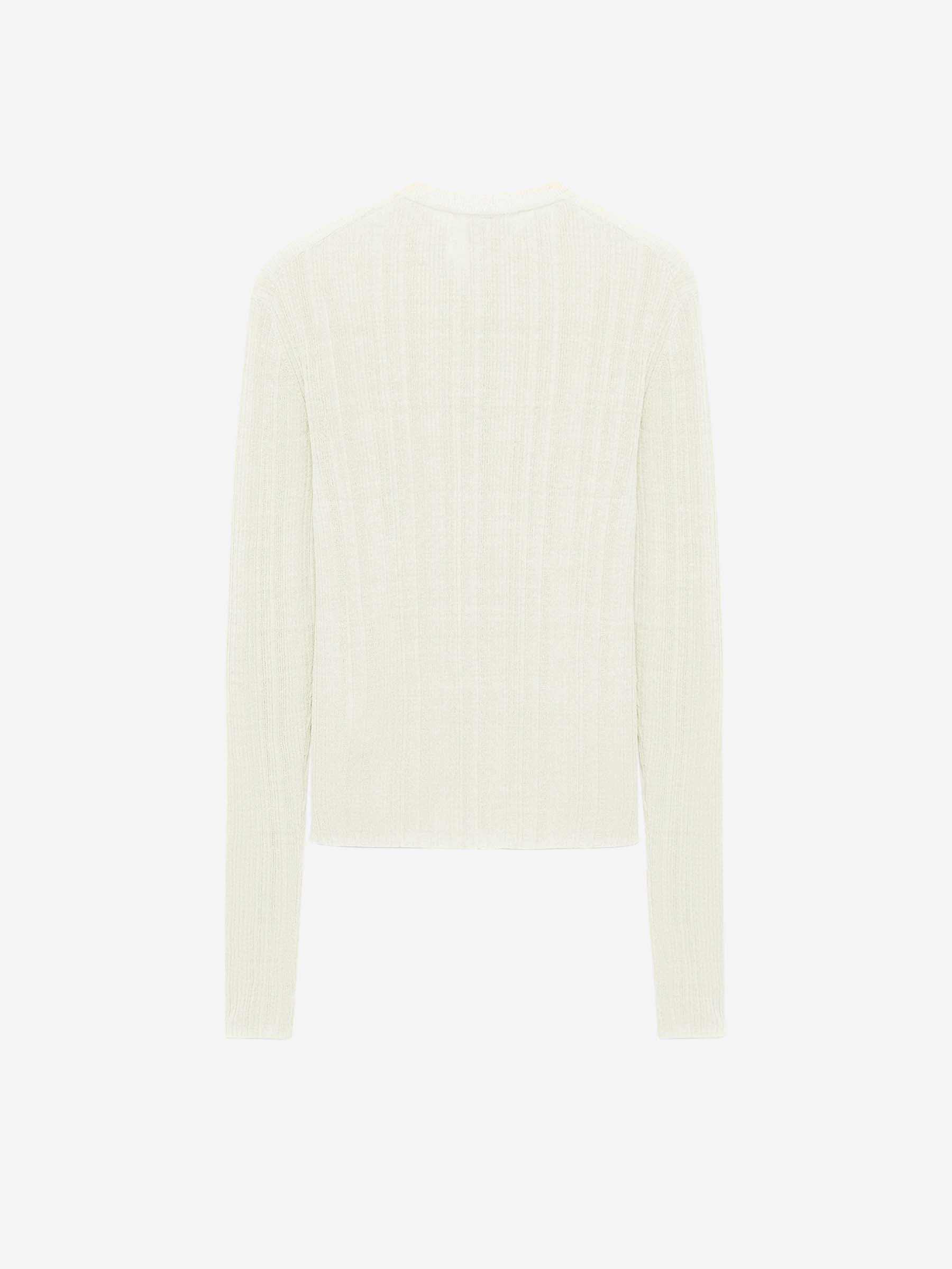 Dorothee Schumacher Mujer Barcelona Cárdigan Canalé Lino color Marfil sku 713-000344 01 - Foto 2