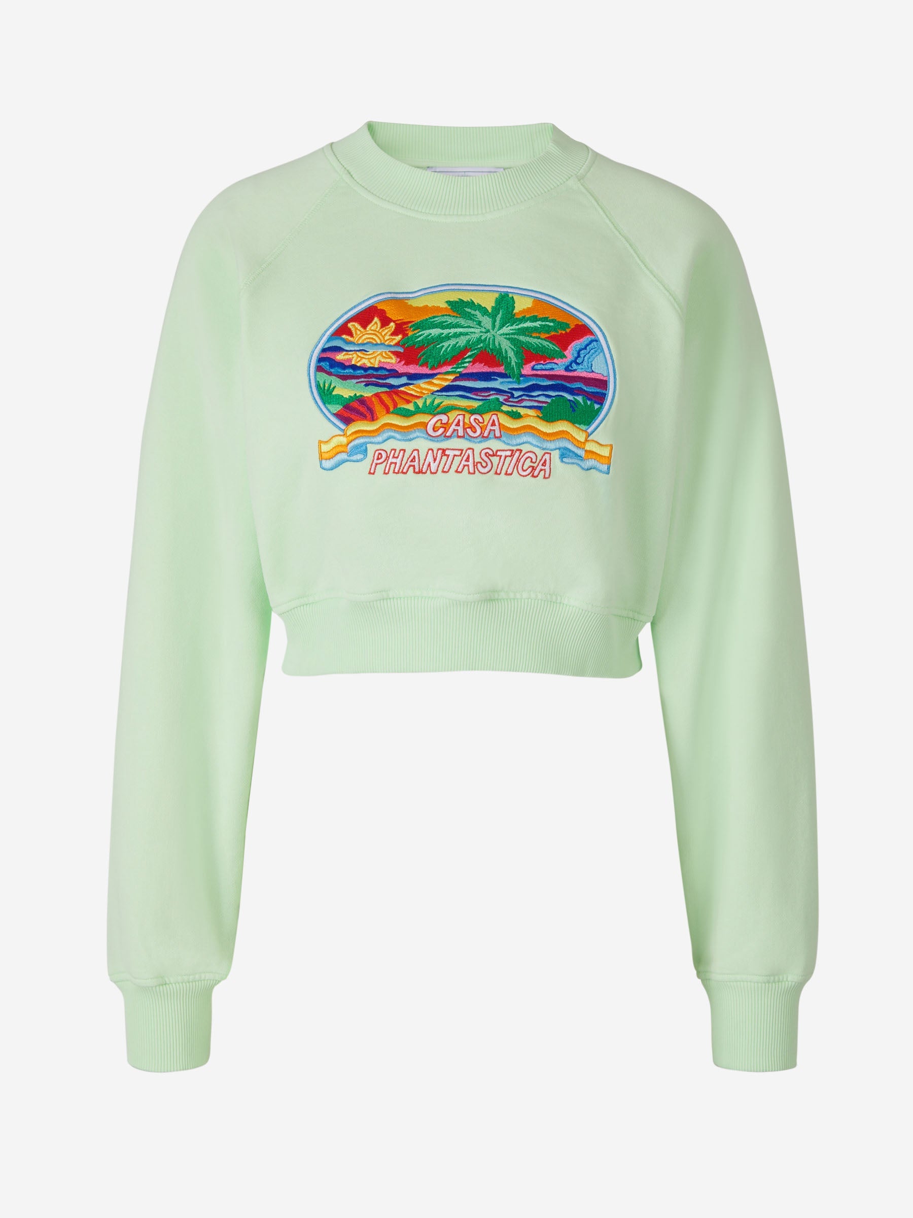 Outlet online Casablanca Mujer Sudadera Casa Phantastica color Verde Menta sku 715-000072 02 - Foto 5