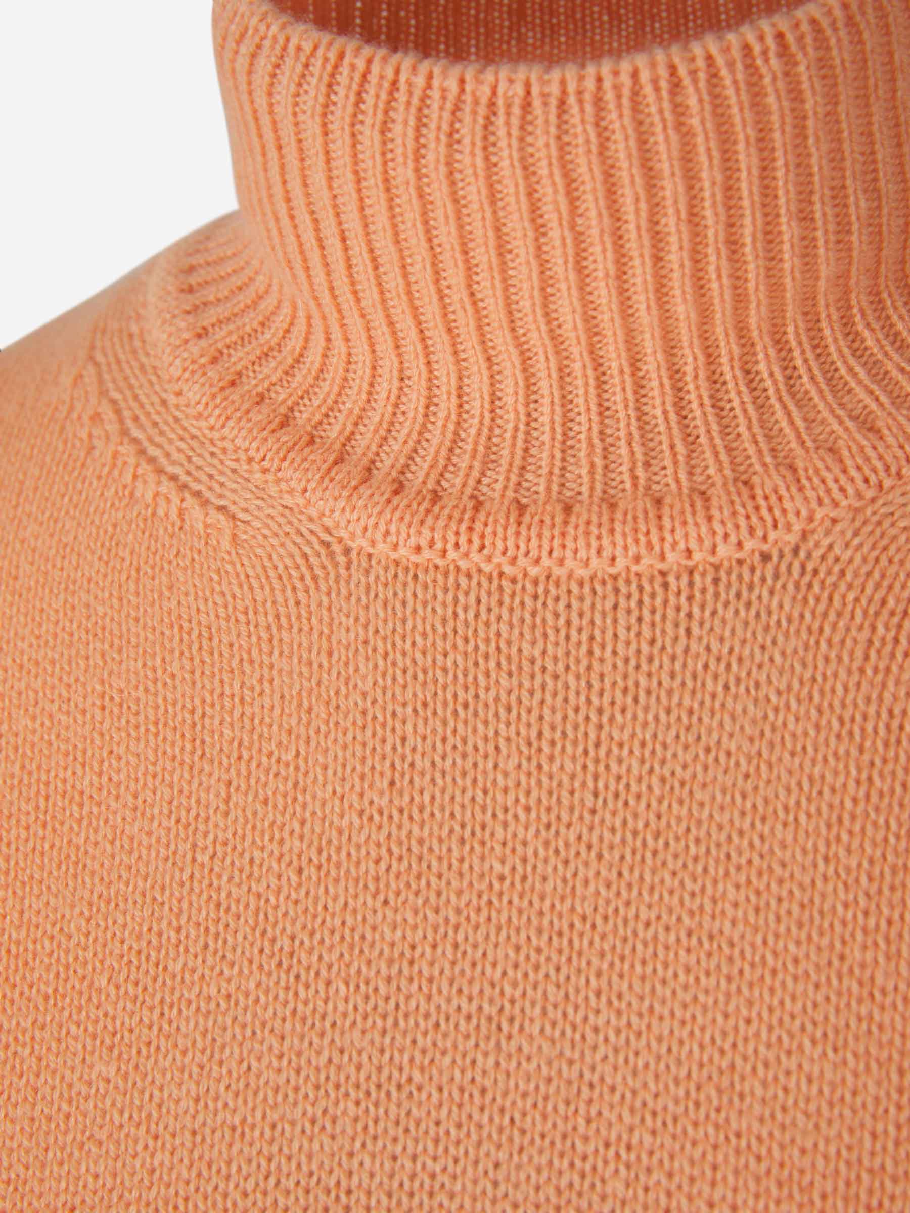 Outlet online Jil Sander Mujer Jersey Punto Cashmere color Coral sku 715-000080 01 - Foto 3