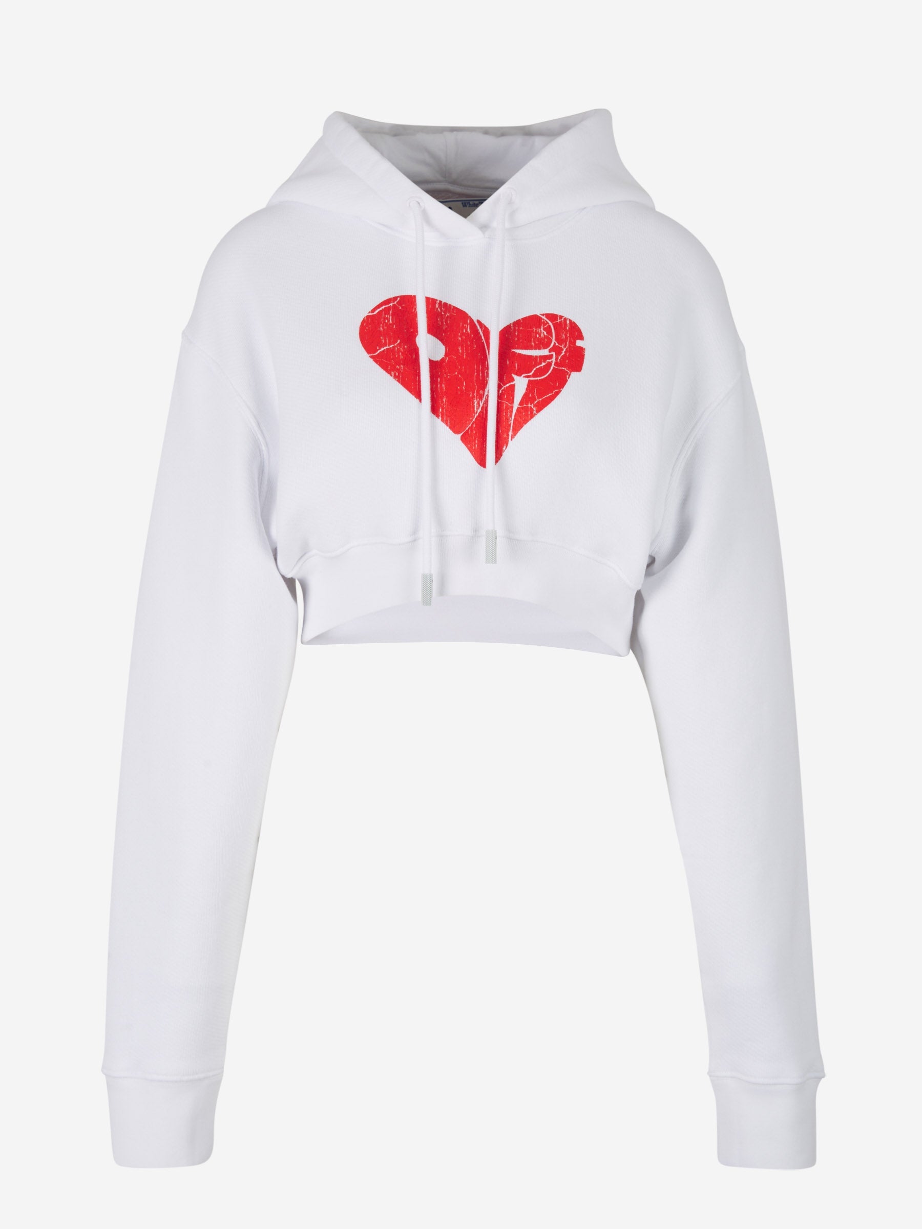 Outlet online Off-White Mujer Sudadera Broken Heart color Blanco sku 715-000083 01 - Foto 1