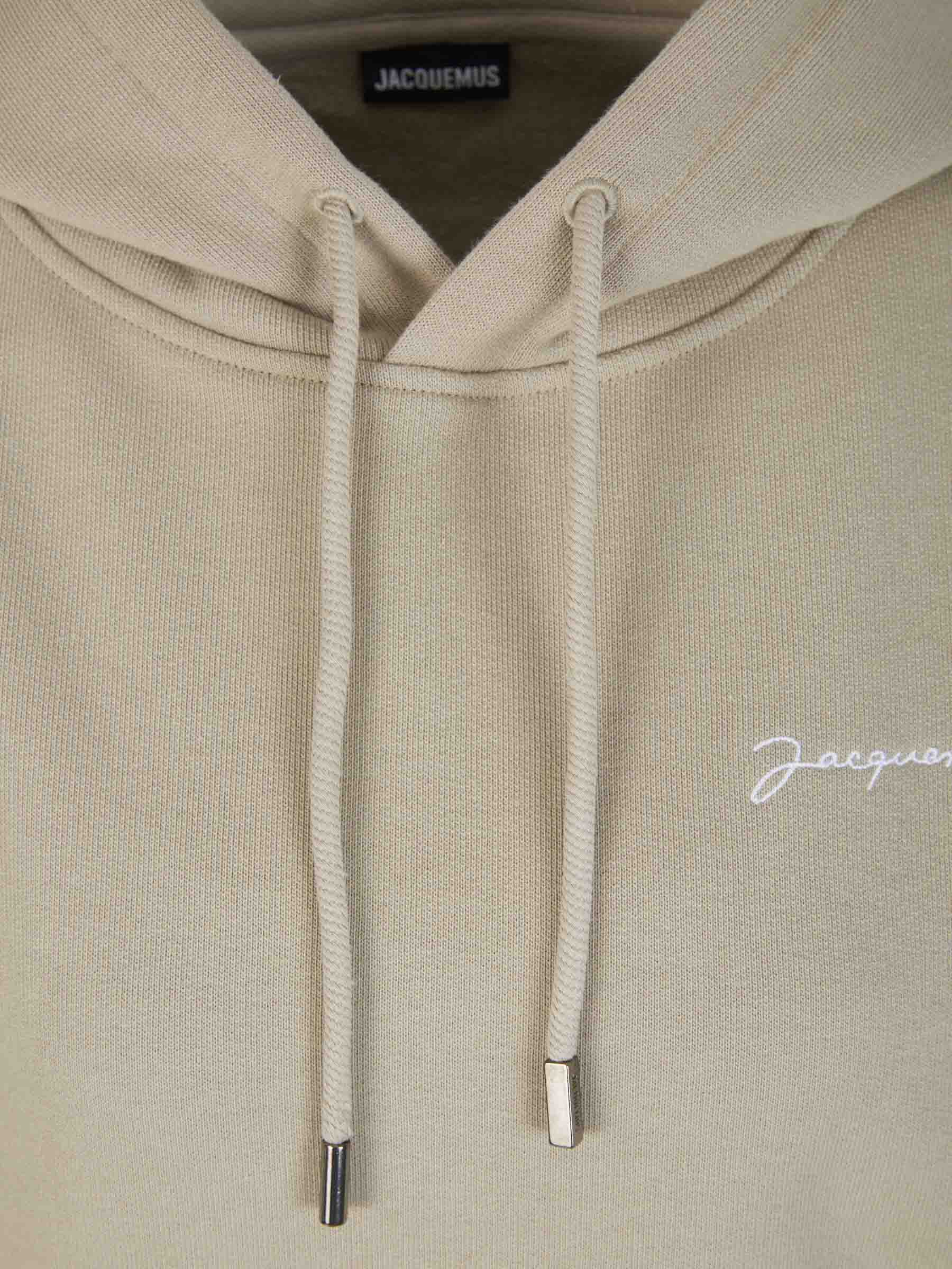 Outlet online Jacquemus Mujer Sudadera Le Brodé color Verde Militar sku 715-000113 01 - Foto 4