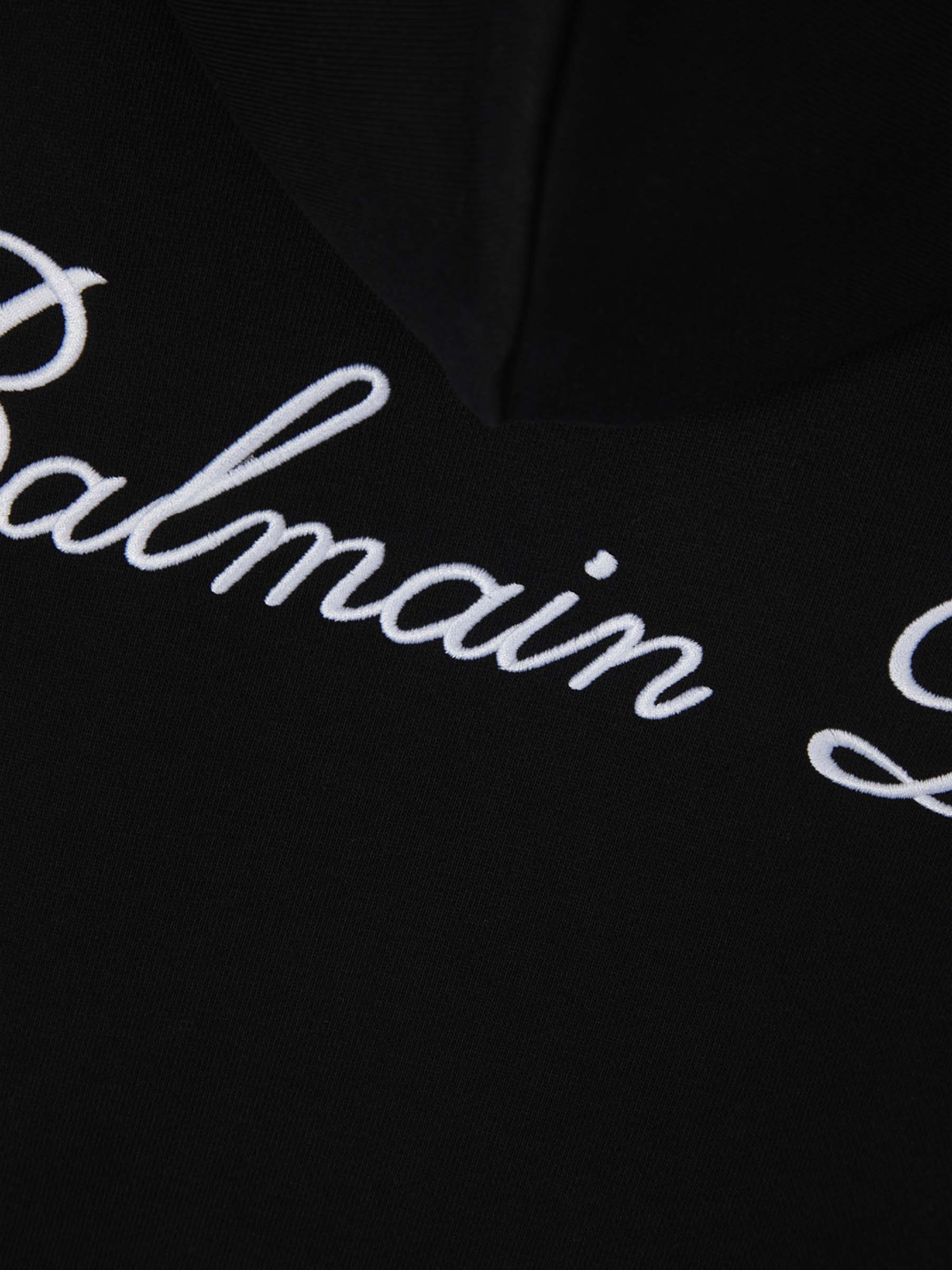 Outlet online Balmain Mujer Sudadera Cropped Logo color Negro sku 715-000152 01 - Foto 5