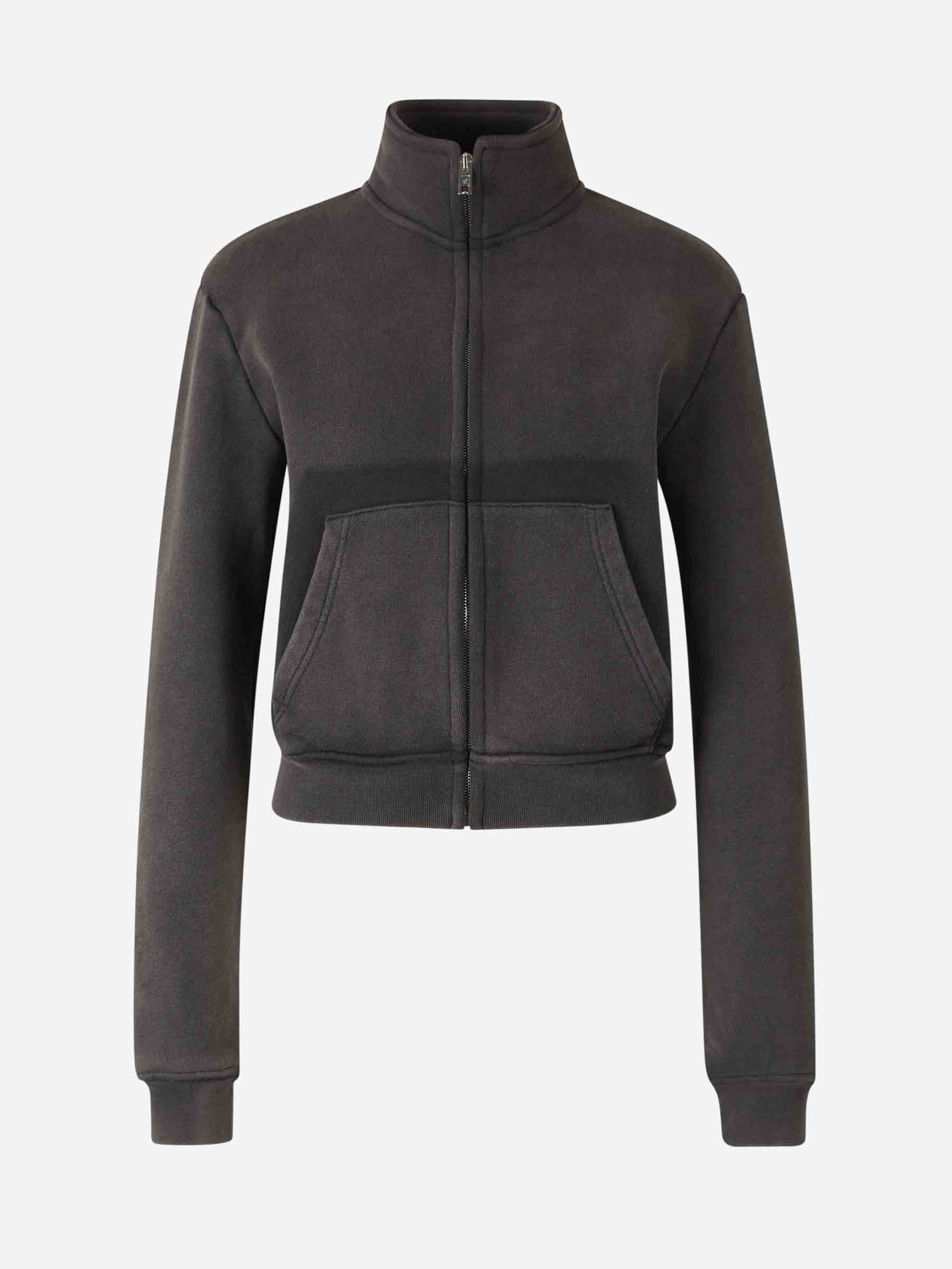 Outlet online Alexander Wang Mujer Sudadera Cremallera Algodón color Gris Antracita sku 715-000166 01 - Foto 1