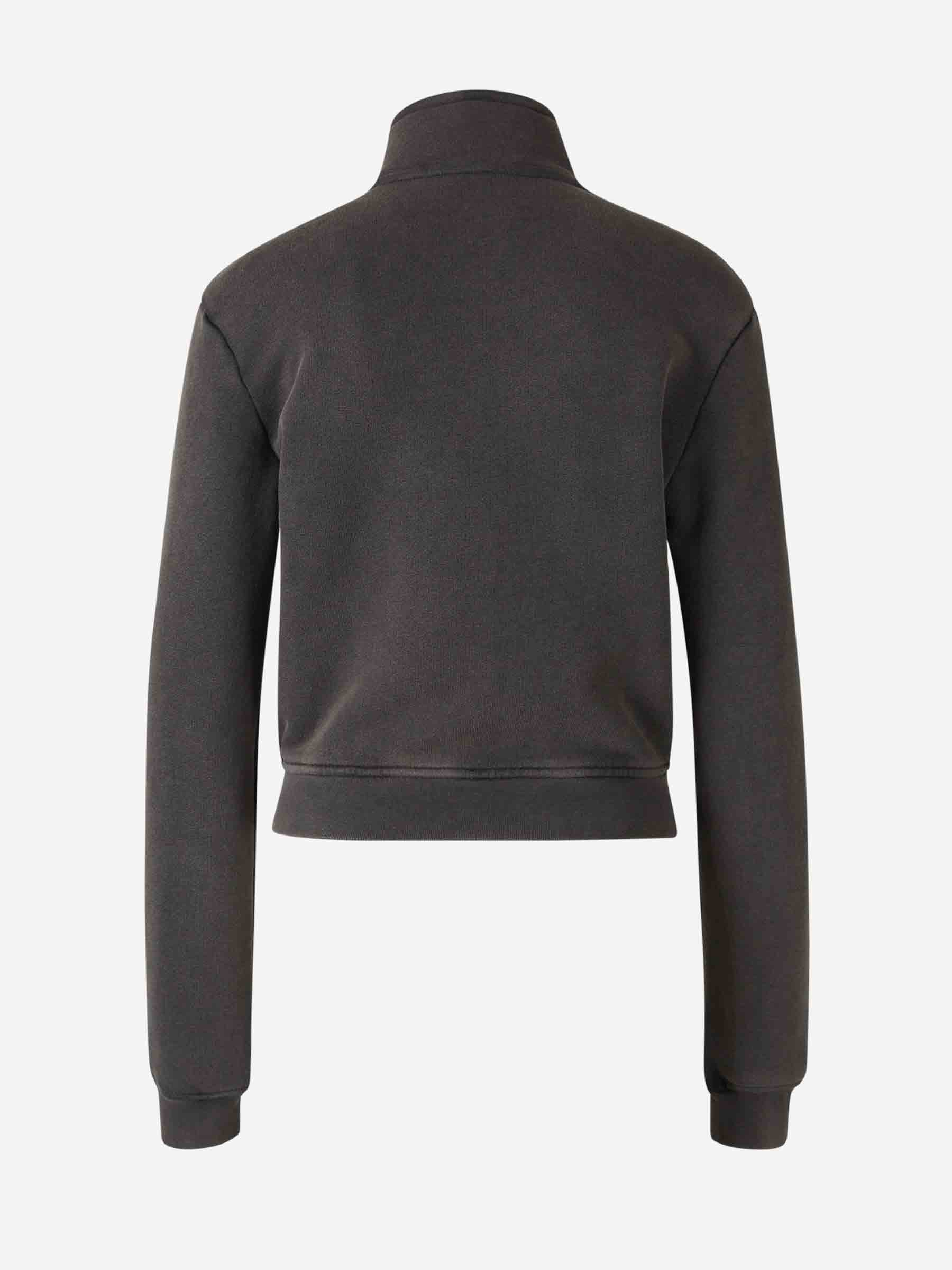 Outlet online Alexander Wang Mujer Sudadera Cremallera Algodón color Gris Antracita sku 715-000166 01 - Foto 2
