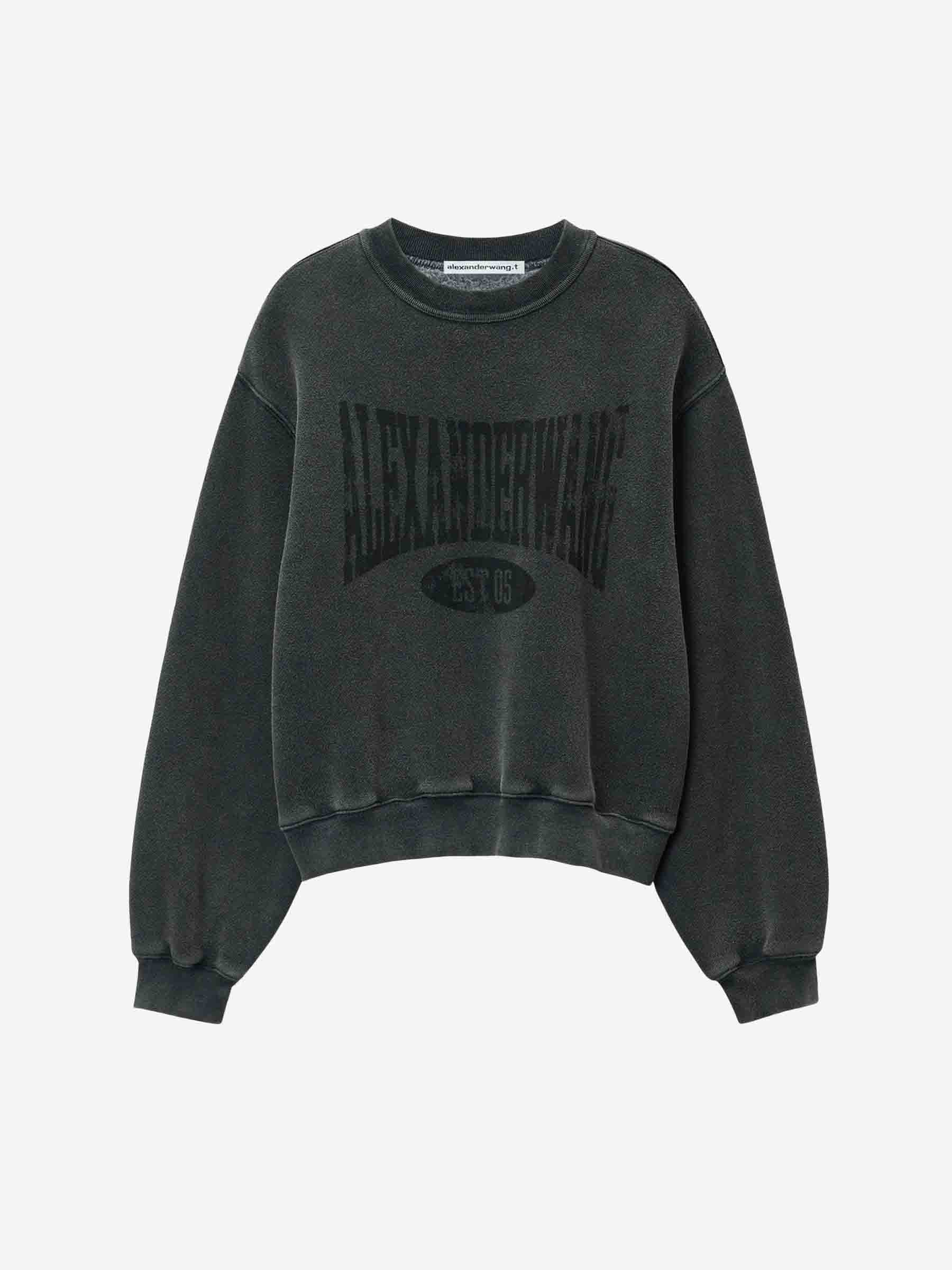 Outlet online Alexander Wang Mujer Sudadera Cuello Redondo color Negro sku 715-000186 01 - Foto 1
