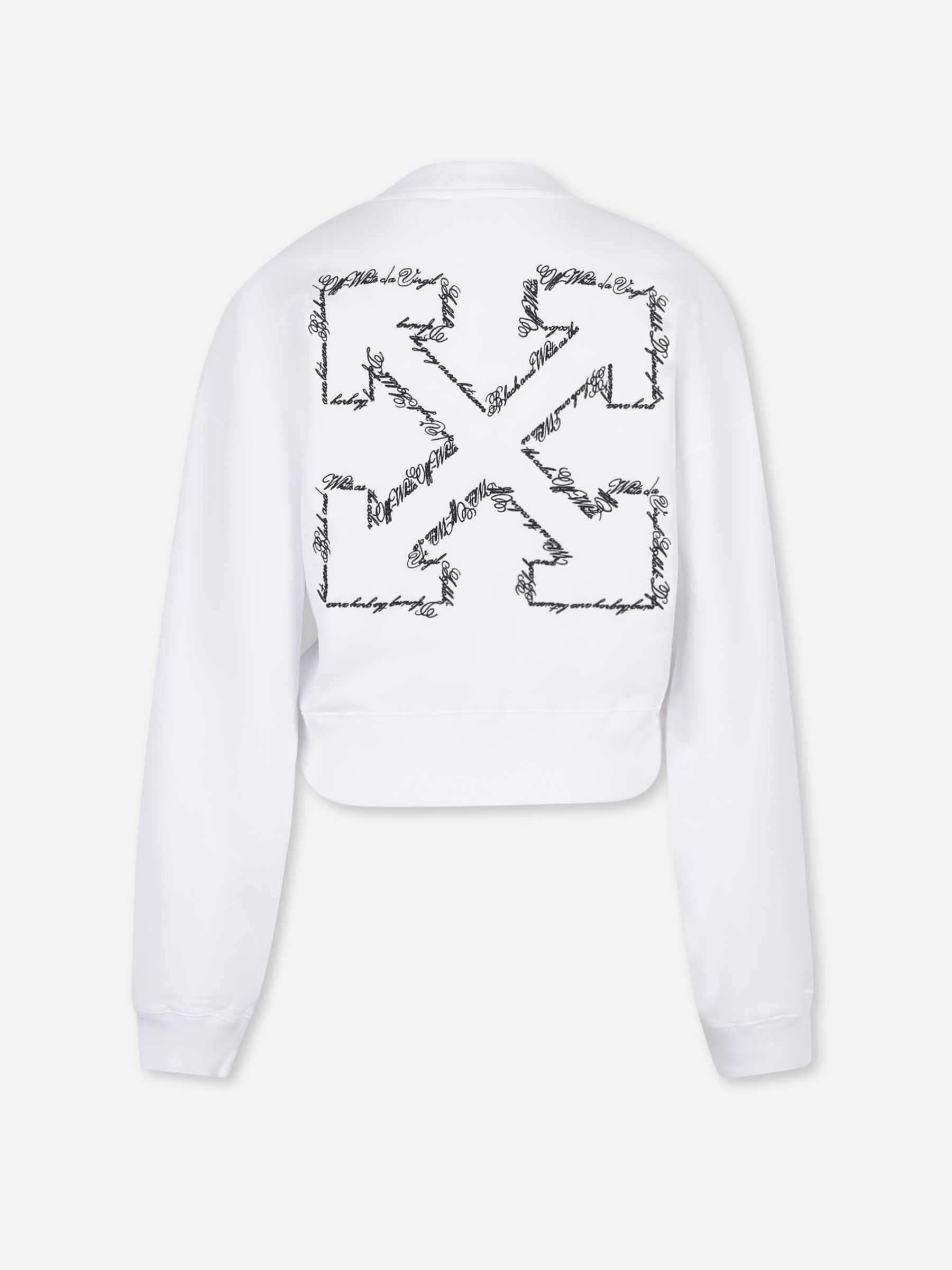 Off-White Mujer Barcelona Sudadera Cuello Redondo color Blanco sku 715-000243 01 - Foto 2