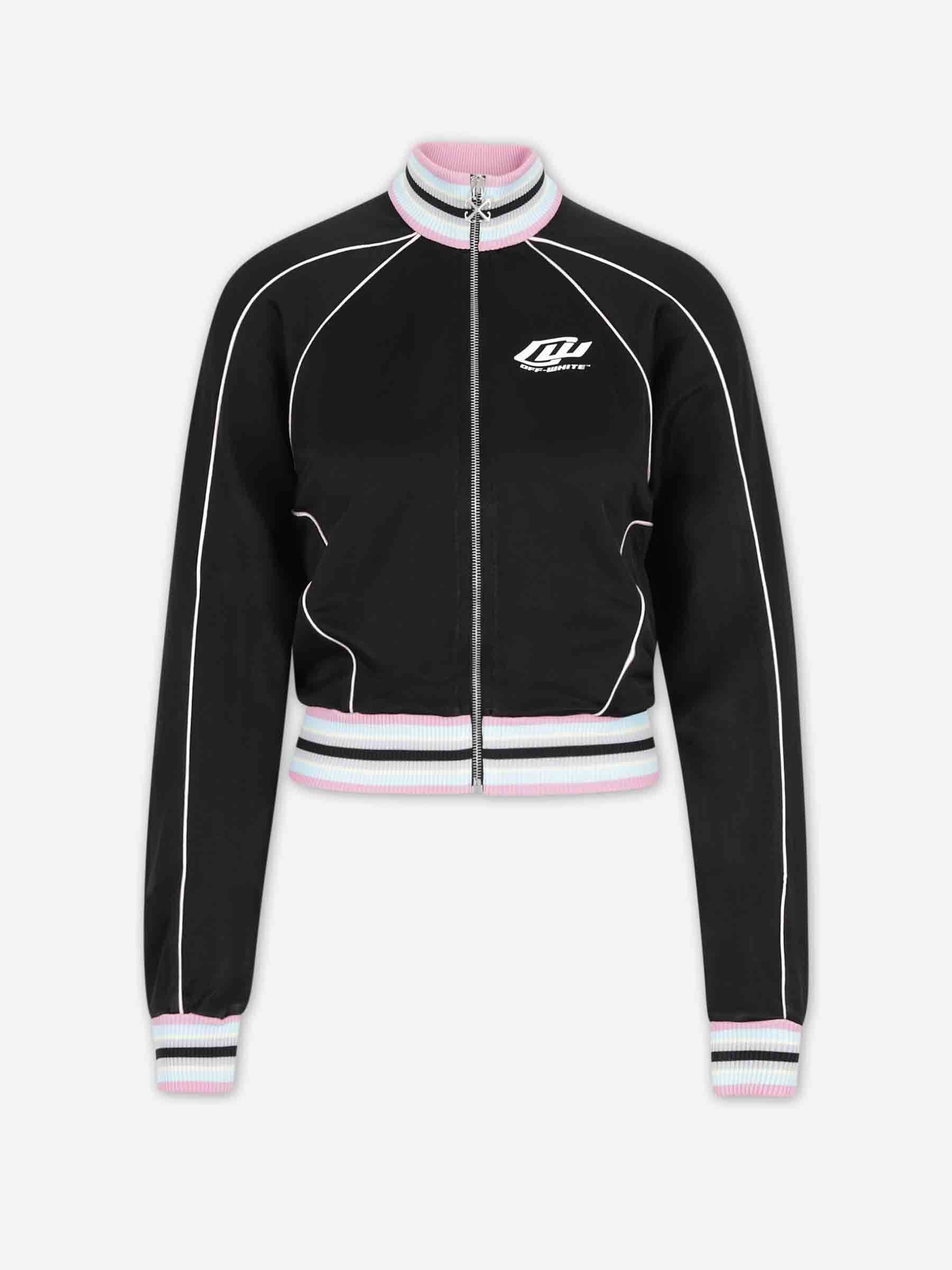 Off-White Mujer Barcelona Sudadera Cremallera Deportiva color Negro sku 715-000244 01 - Foto 1