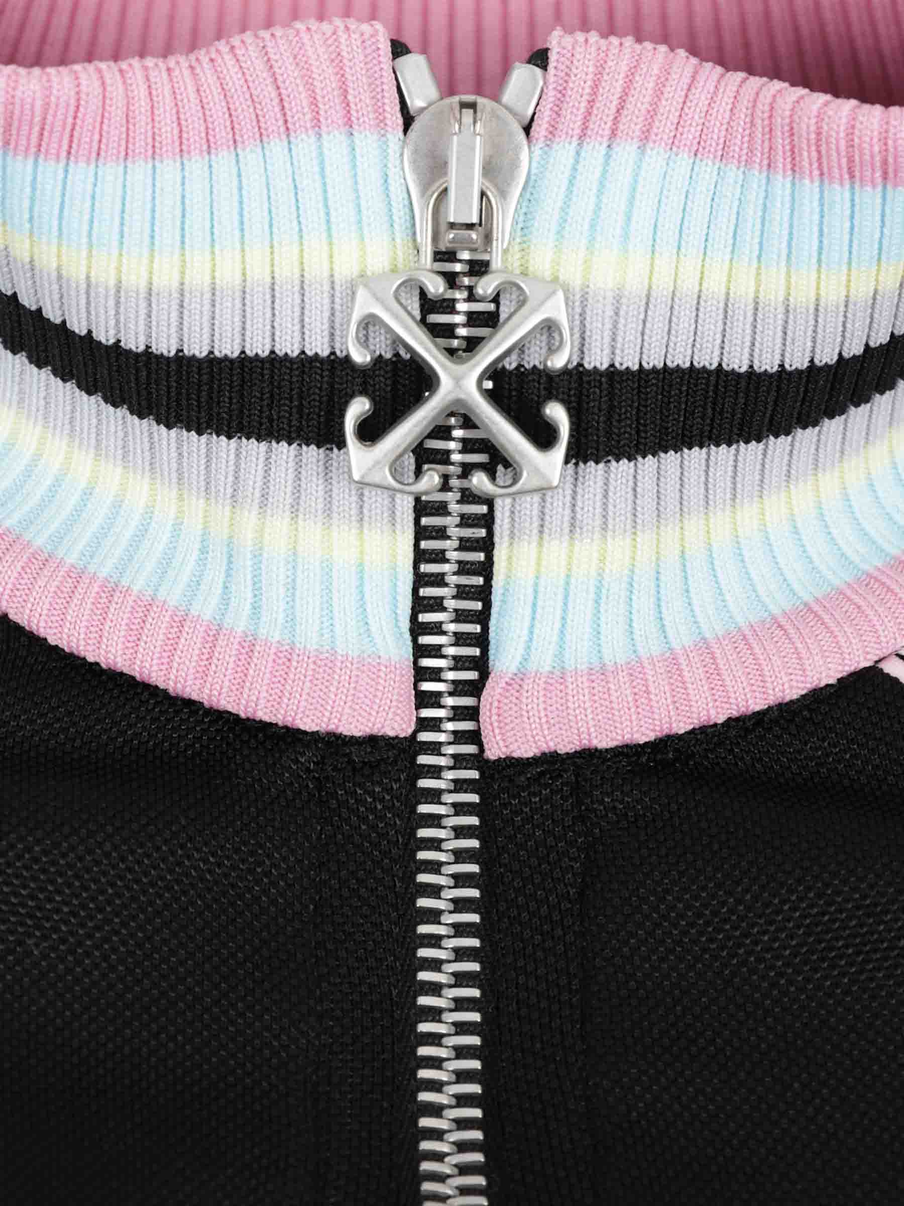 Off-White Mujer Barcelona Sudadera Cremallera Deportiva color Negro sku 715-000244 01 - Foto 3