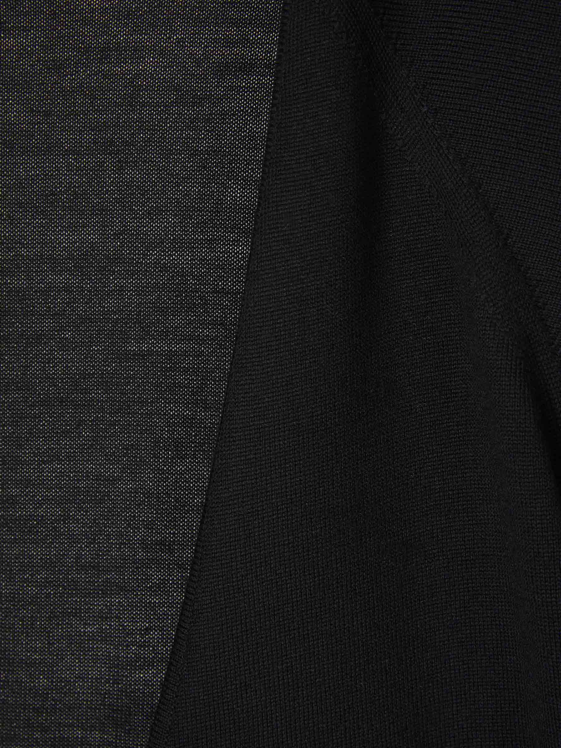 Outlet online The Attico Mujer Vestido Atwell Lana color Negro sku 721-000049 01 - Foto 3