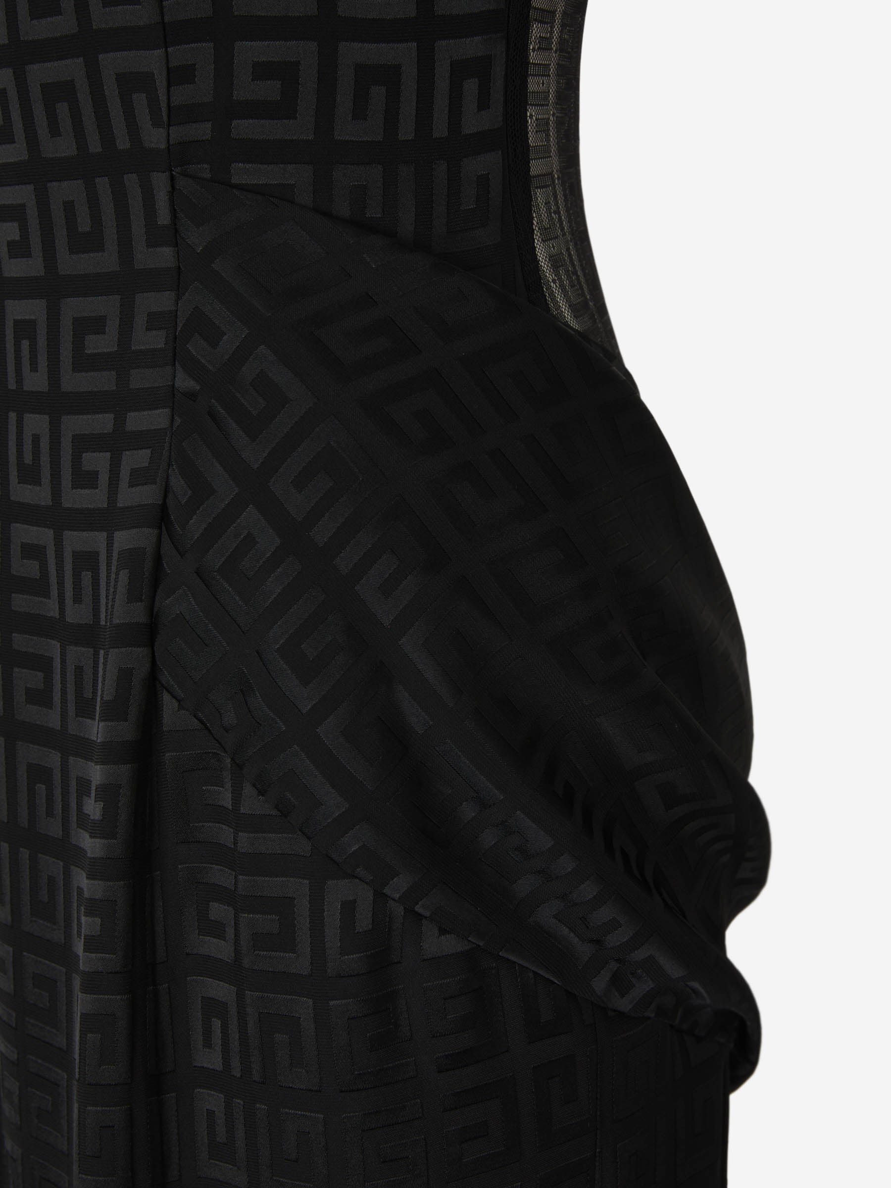 Givenchy Mujer Barcelona Vestido Jacquard Drapeado color Negro sku 721-000056 01 - Foto 4