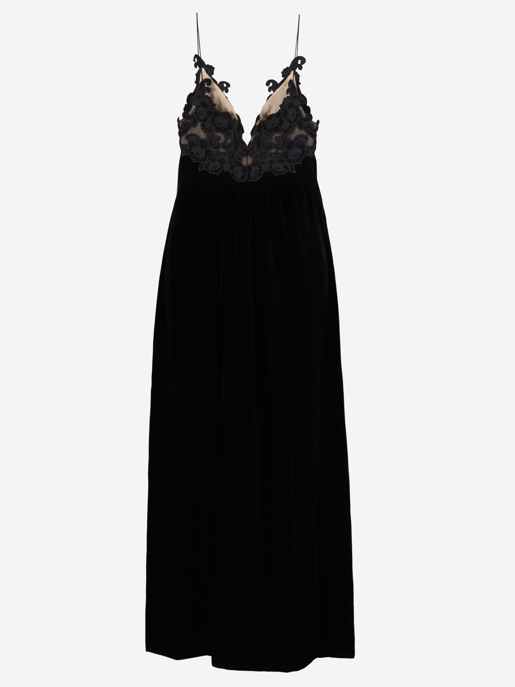 Outlet online Zimmermann Mujer Vestido Sensory Velvet color Negro sku 721-000120 01 - Foto 2
