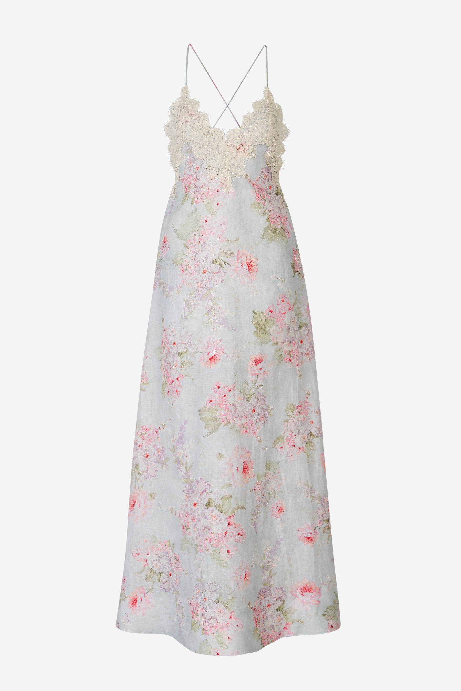 Outlet online Zimmermann Mujer Vestido MidiHalliday color Verde Menta sku 721-000298 01 - Foto 1
