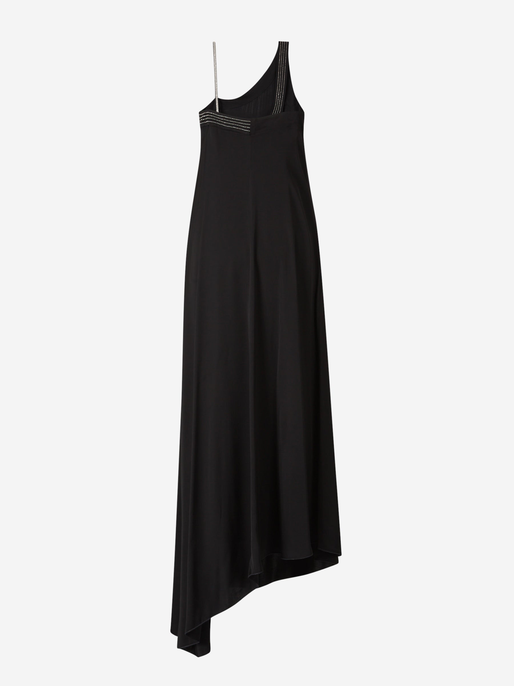 Peserico Mujer Barcelona Vesitdo Midi Satén color Negro sku 721-000346 01 - Foto 2