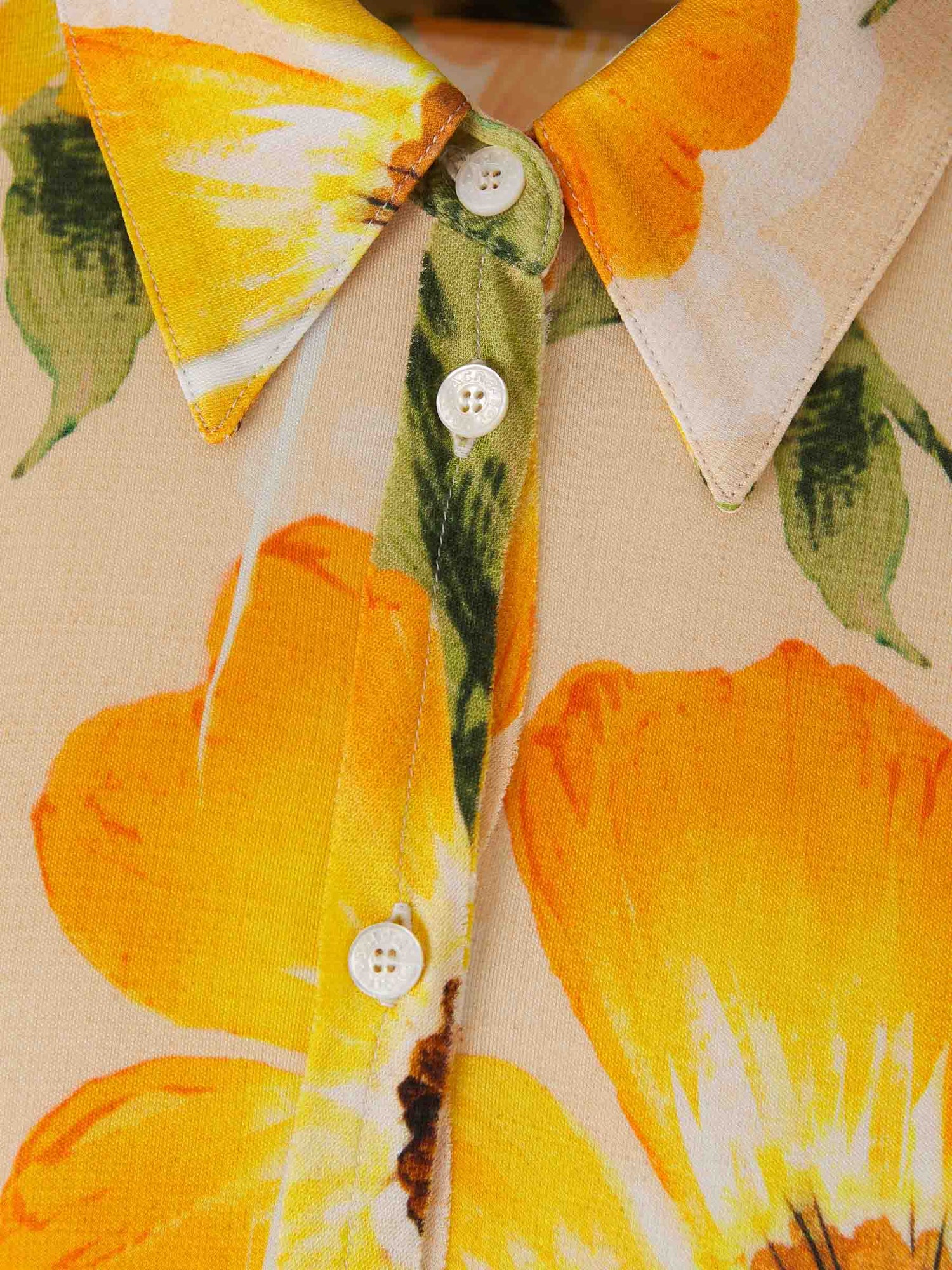 Acne Studios Mujer Barcelona Vestido Midi Camisero color Amarillo sku 721-000362 01 - Foto 3