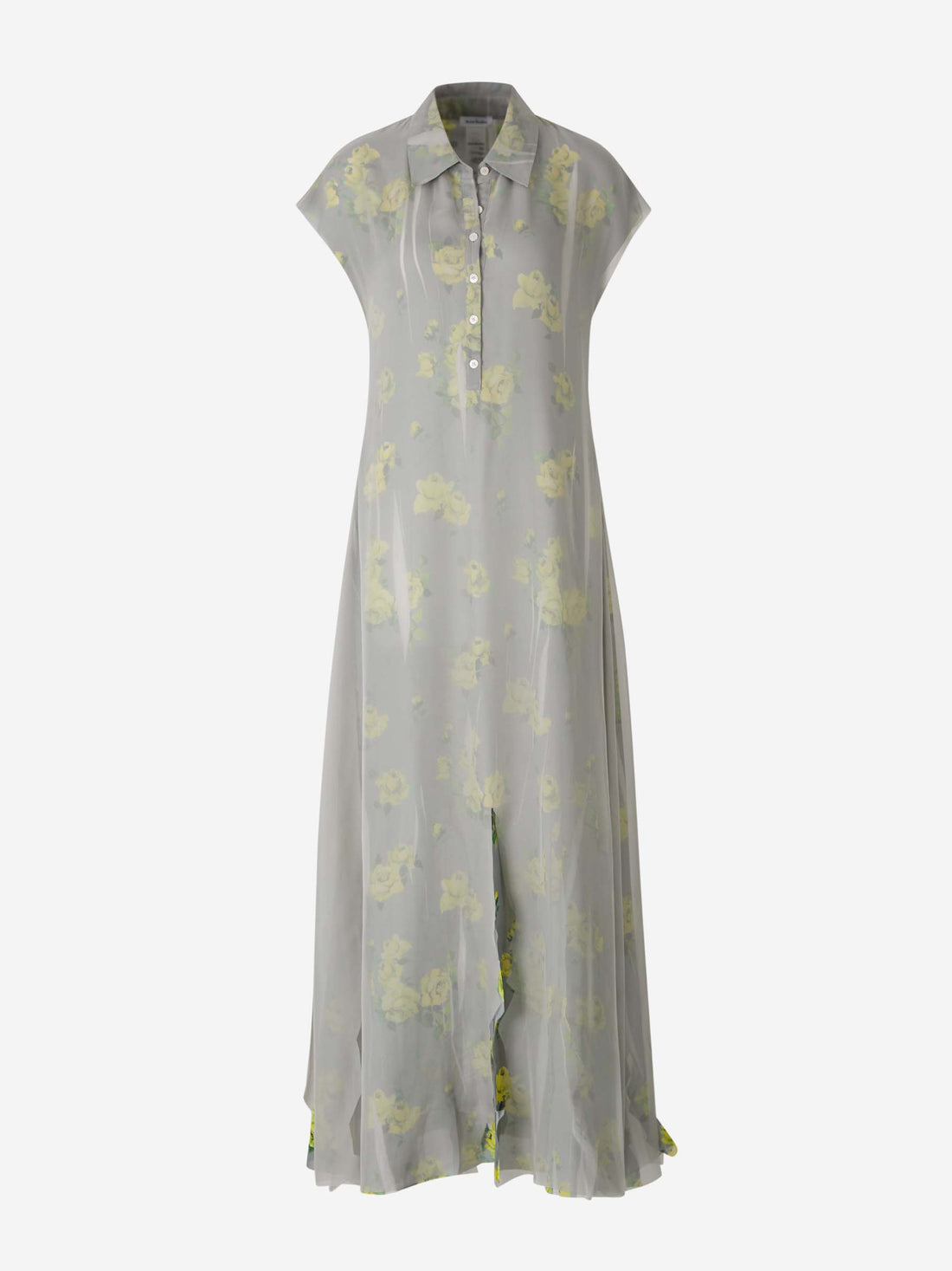 Acne Studios Mujer Barcelona Vestido Maxi Capas color Taupe sku 721-000364 01 - Foto 1