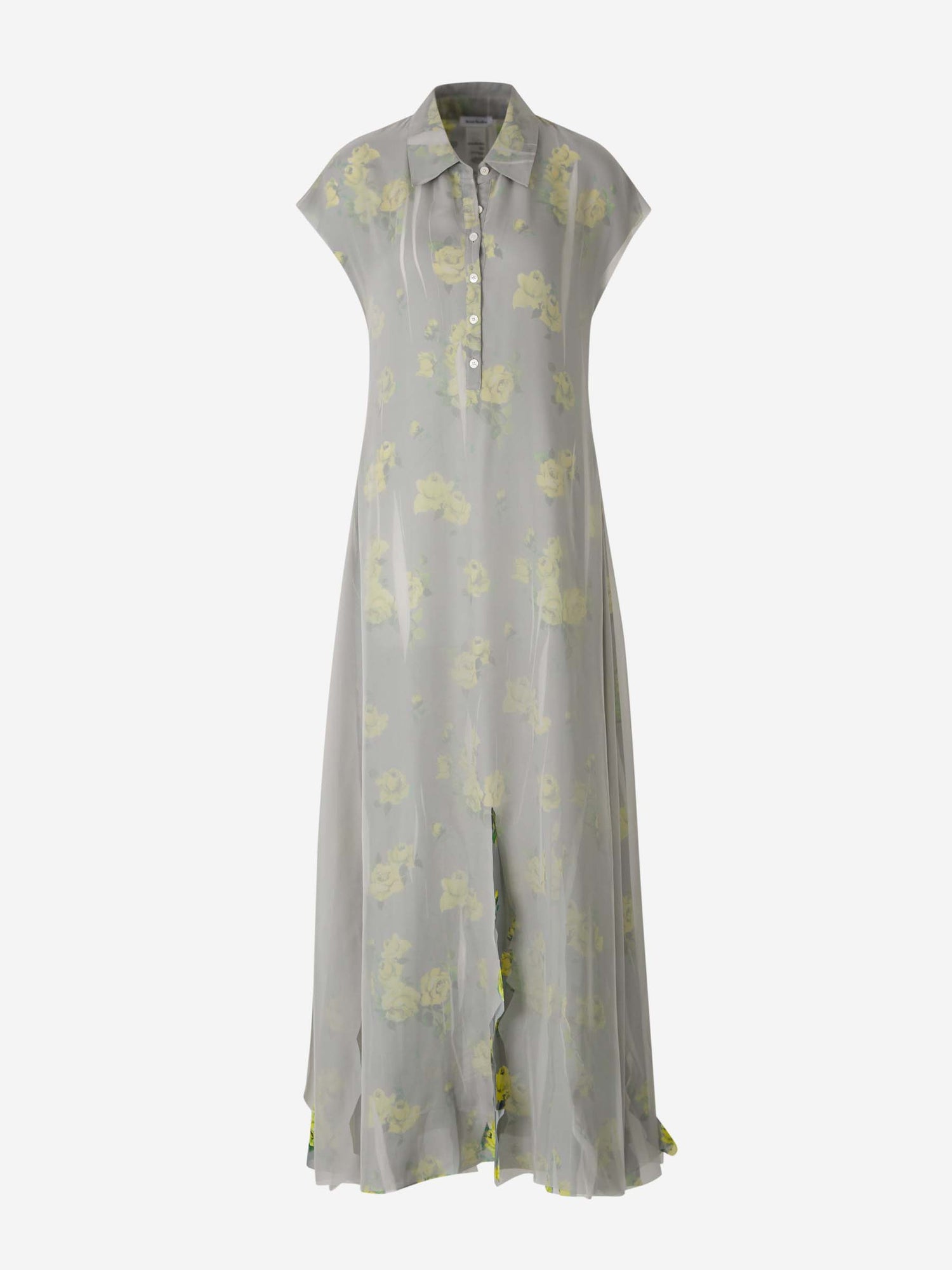 Acne Studios Mujer Barcelona Vestido Maxi Capas color Taupe sku 721-000364 01 - Foto 1