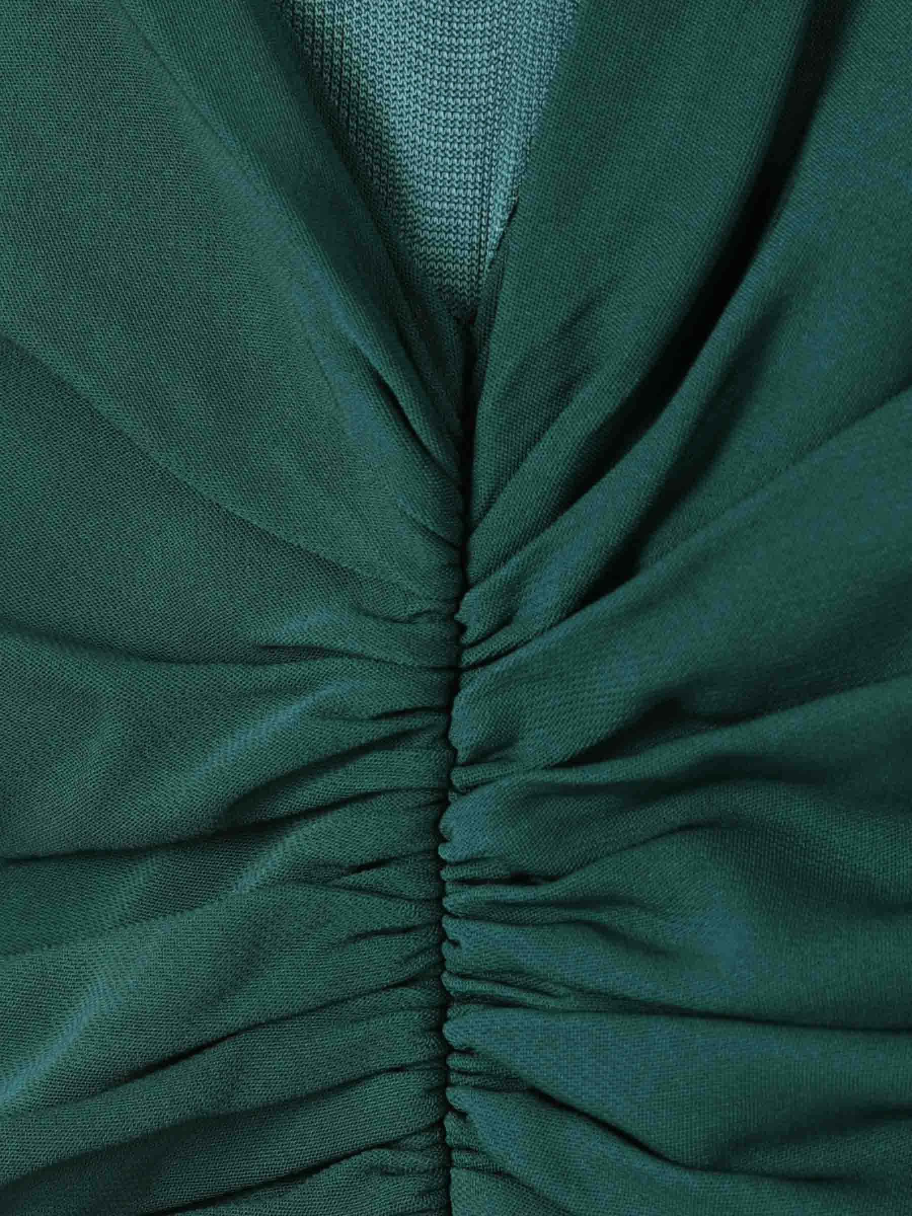 Outlet online Christopher Esber Mujer Vestido Maxi Sonora color Verde Oscuro sku 721-000367 01 - Foto 5