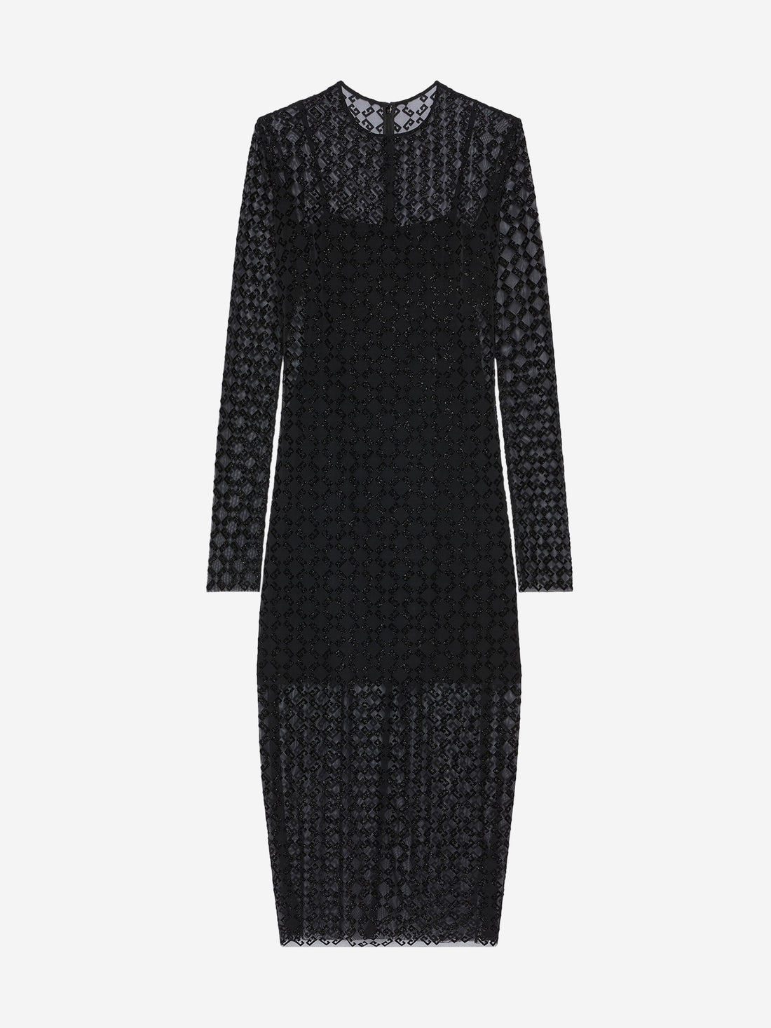 Givenchy Mujer Barcelona Vestido Midi Tul color Negro sku 721-000387 01 - Foto 1