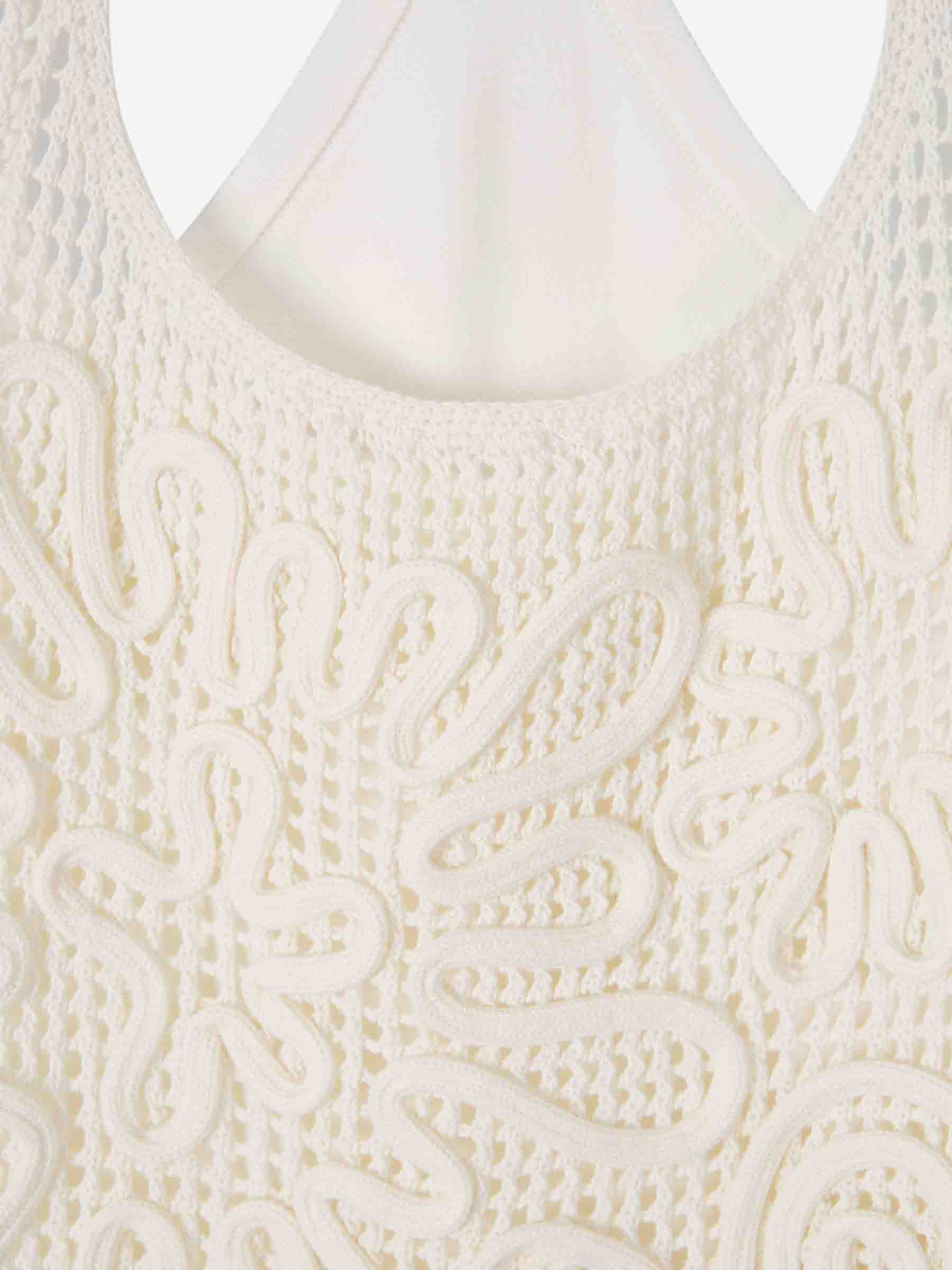 Outlet online Cult Gaia Mujer Vestido Punto Nissa color Marfil sku 721-000401 01 - Foto 4