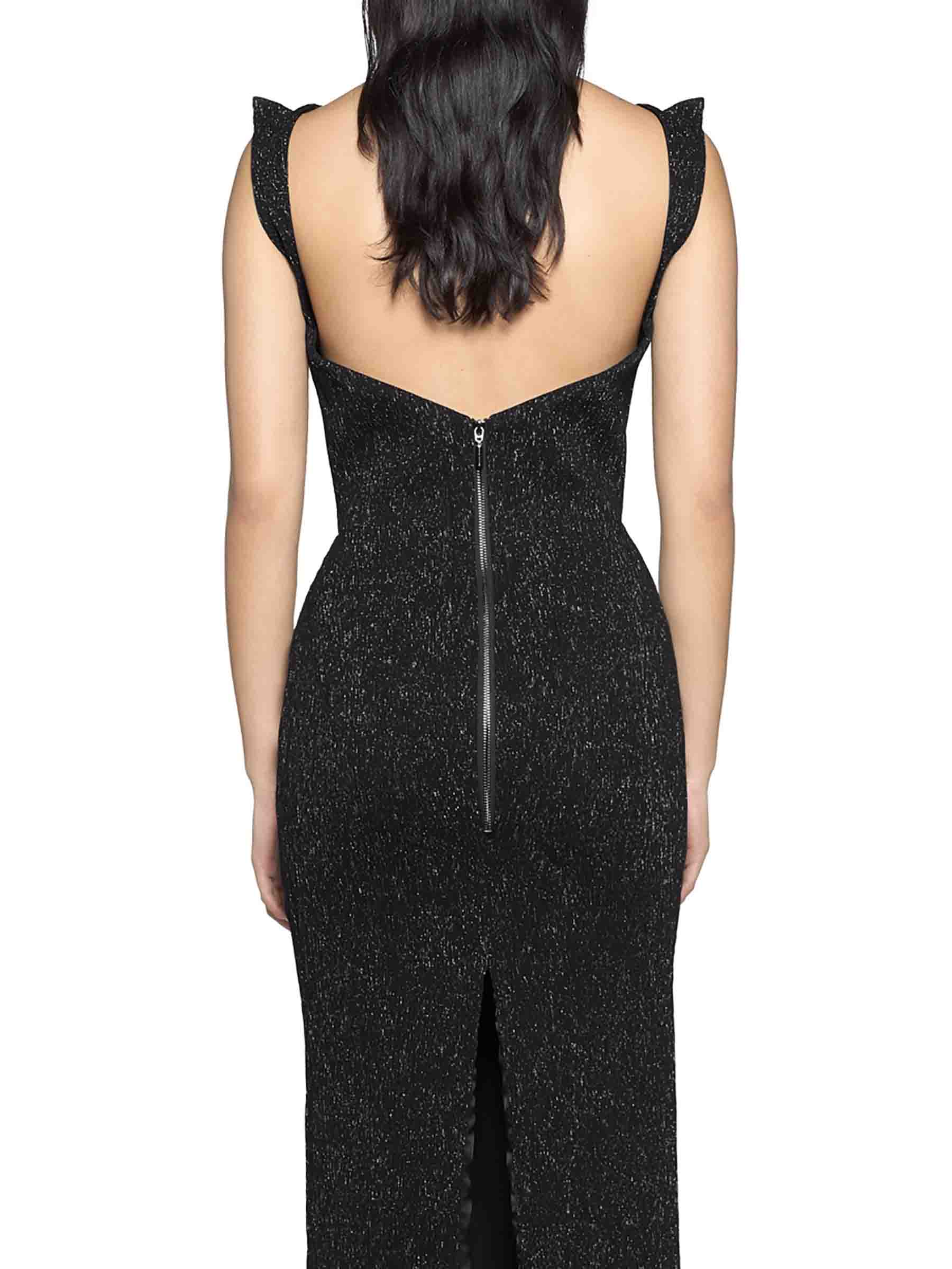 Outlet online Maticevski Mujer Vestido Midi Singular color Negro sku 721-000410 01 - Foto 3
