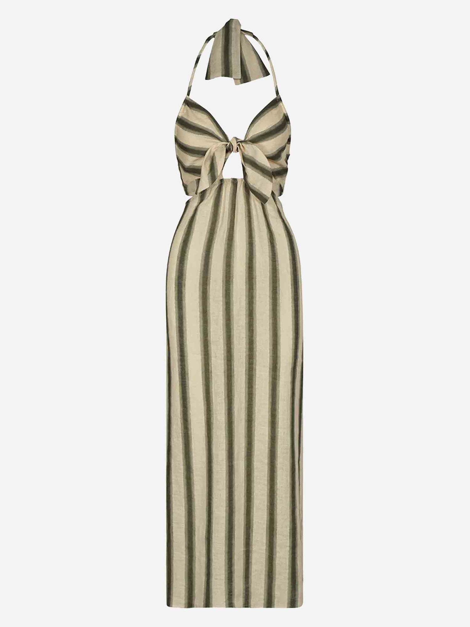 Johanna Ortiz Mujer Barcelona Vestido Midi Los Siete Mares color Crema sku 721-000421 01 - Foto 1