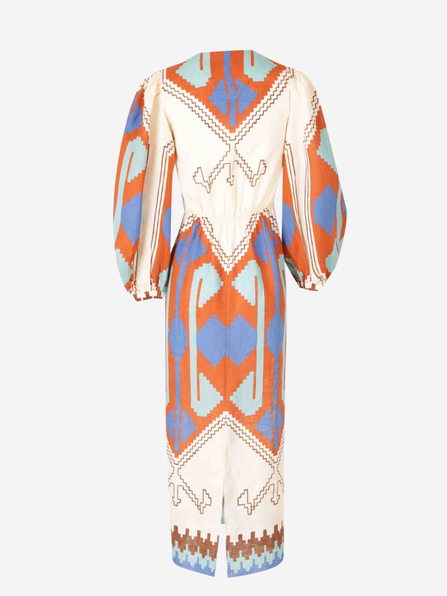 Johanna Ortiz Mujer Barcelona Vestido Midi Sailing Flags color Multicolor sku 721-000424 01 - Foto 2