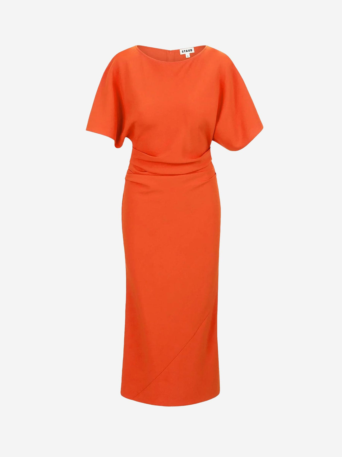 Staud Mujer Barcelona Vestido Midi Amelie color Naranja sku 721-000449 01 - Foto 1