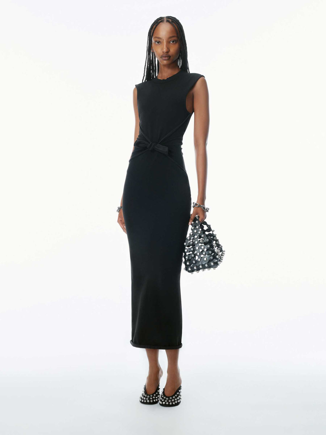 Alexander Wang Mujer Barcelona Vestido Midi Punto color Negro sku 721-000472 01 - Foto 2