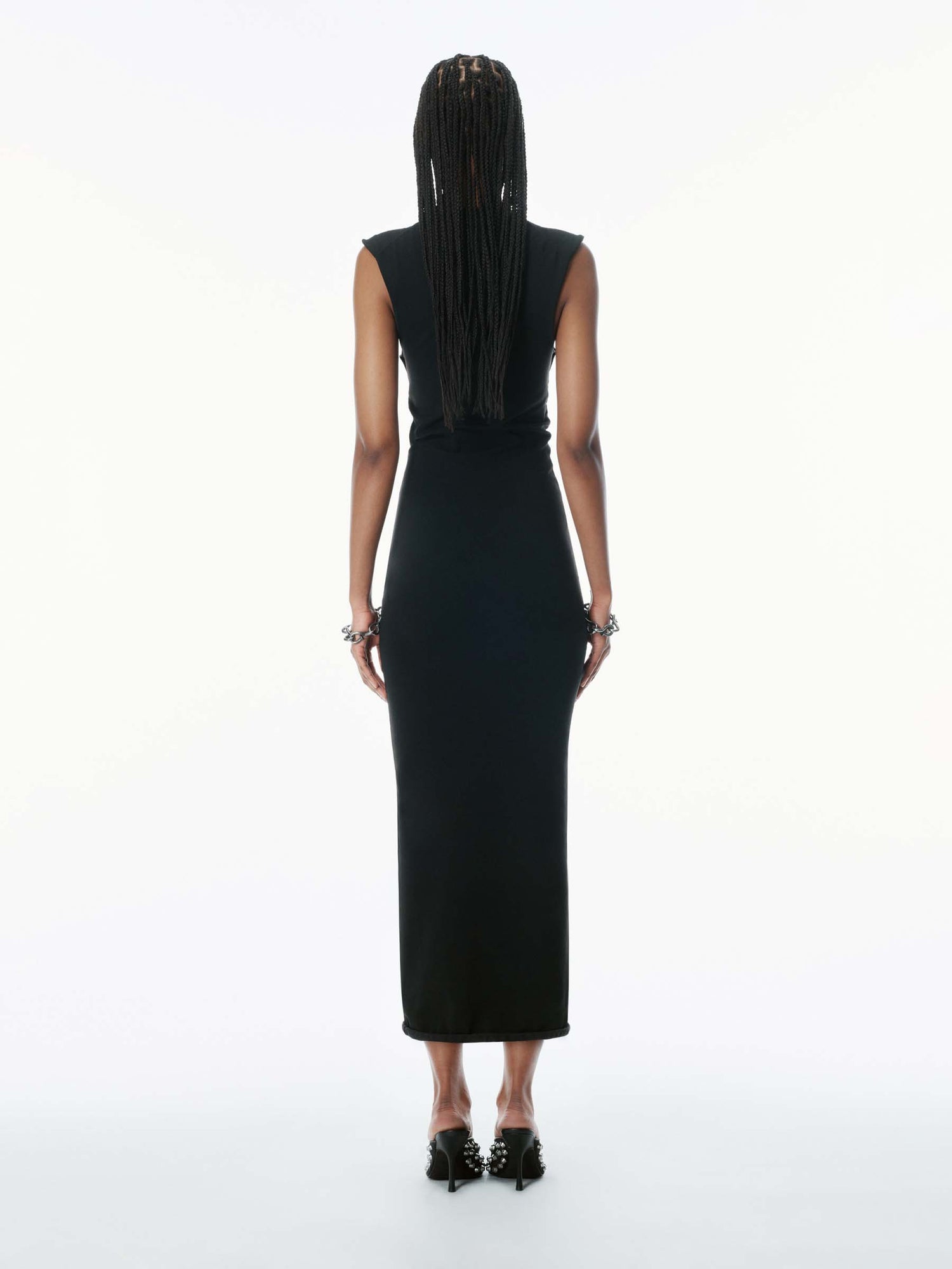 Alexander Wang Mujer Barcelona Vestido Midi Punto color Negro sku 721-000472 01 - Foto 3