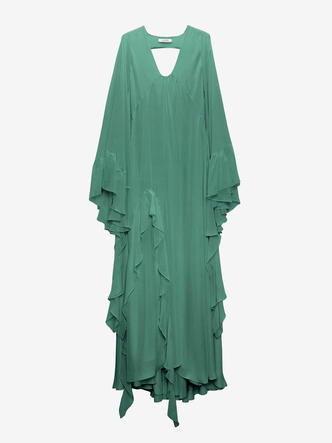 Outlet online Dorothee Schumacher Mujer Vestido Maxi Seda color Verde sku 721-000481 01 - Foto 1
