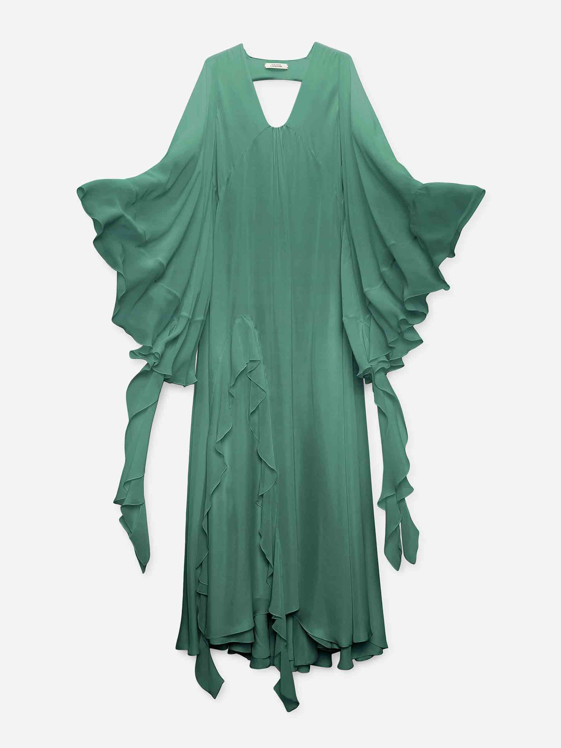Dorothee Schumacher Mujer Barcelona Vestido Maxi Seda color Verde sku 721-000481 01 - Foto 3