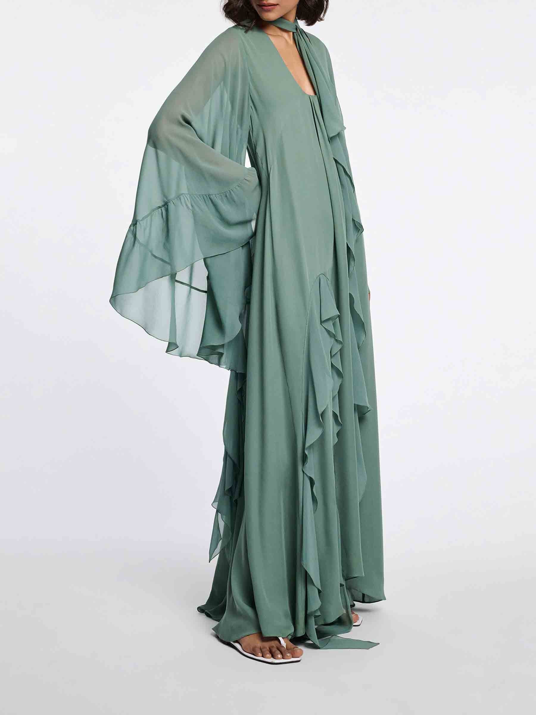 Dorothee Schumacher Mujer Barcelona Vestido Maxi Seda color Verde sku 721-000481 01 - Foto 4