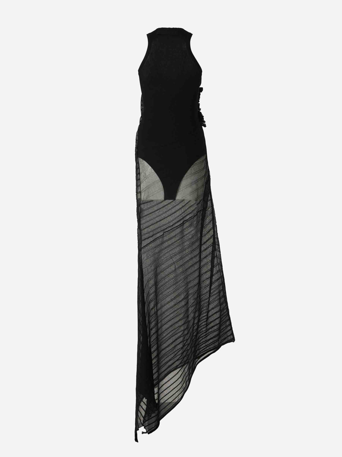 Victoria Beckham Mujer Barcelona Vestido Midi Fruncido color Negro sku 721-000491 01 - Foto 2