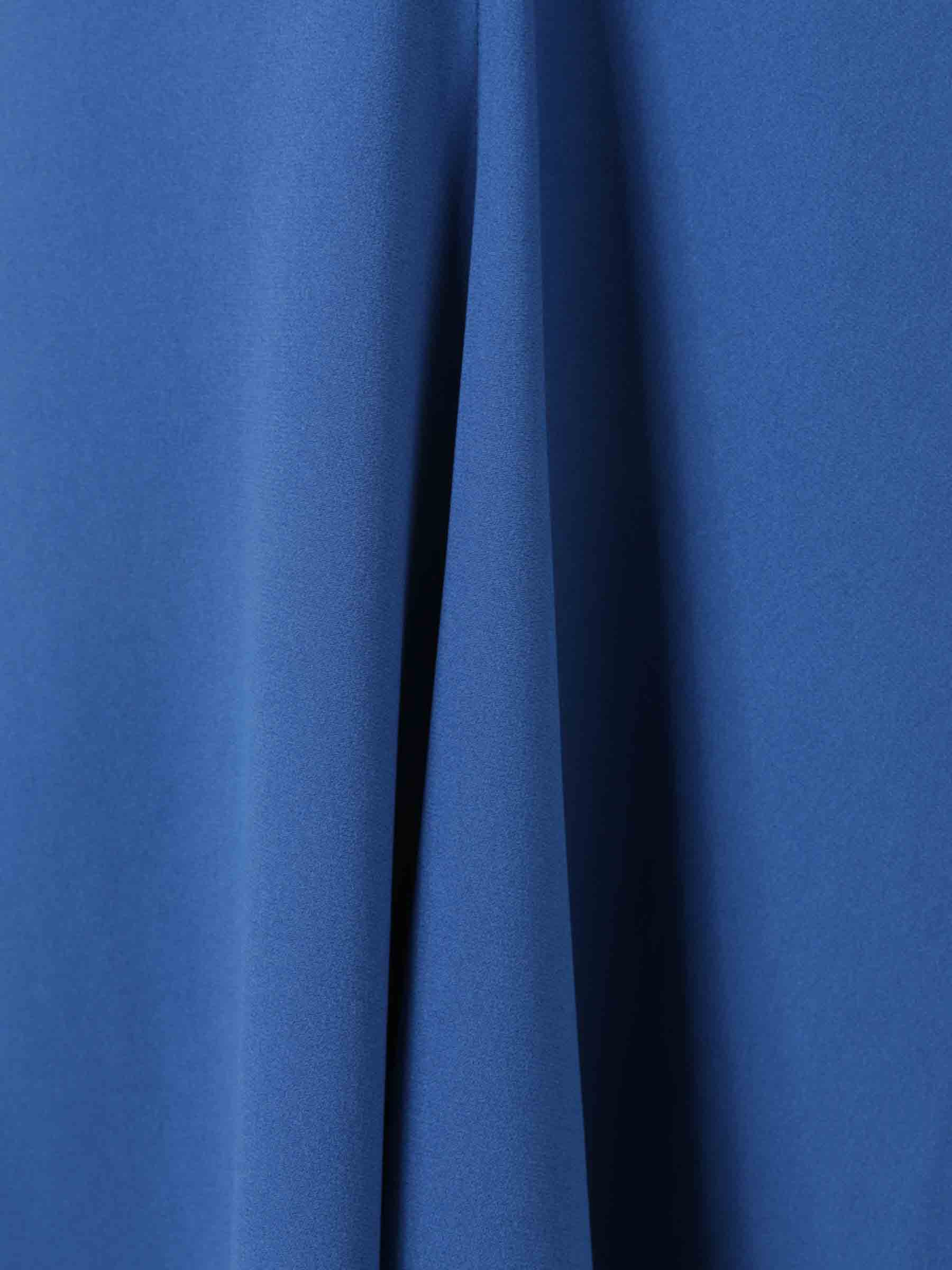 Outlet online Victoria Beckham Mujer Vestido Midi Asimétrico color Azul Cobalto sku 721-000493 01 - Foto 4