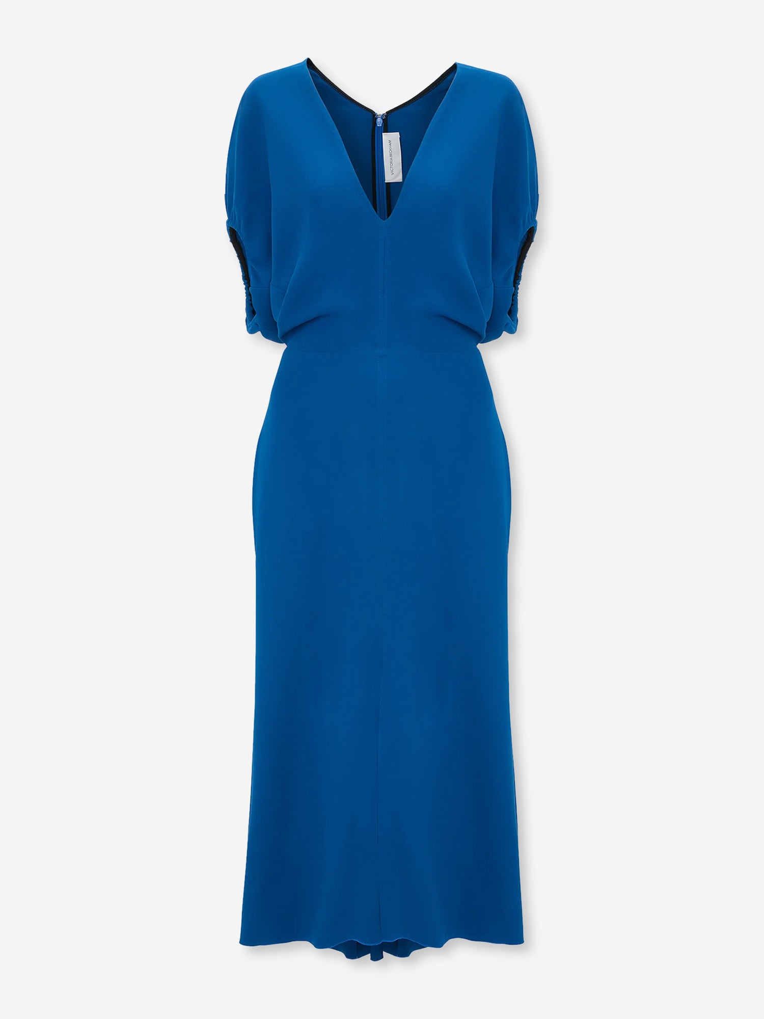 Victoria Beckham Mujer Barcelona Vestido Midi Blusón color Azul Cobalto sku 721-000495 01 - Foto 1