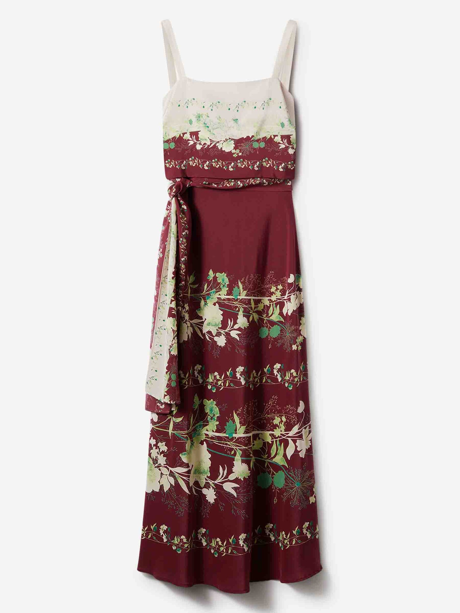 LaDoubleJ Mujer Barcelona Vestido Midi Slip-Around color Burdeos sku 721-000512 01 - Foto 1