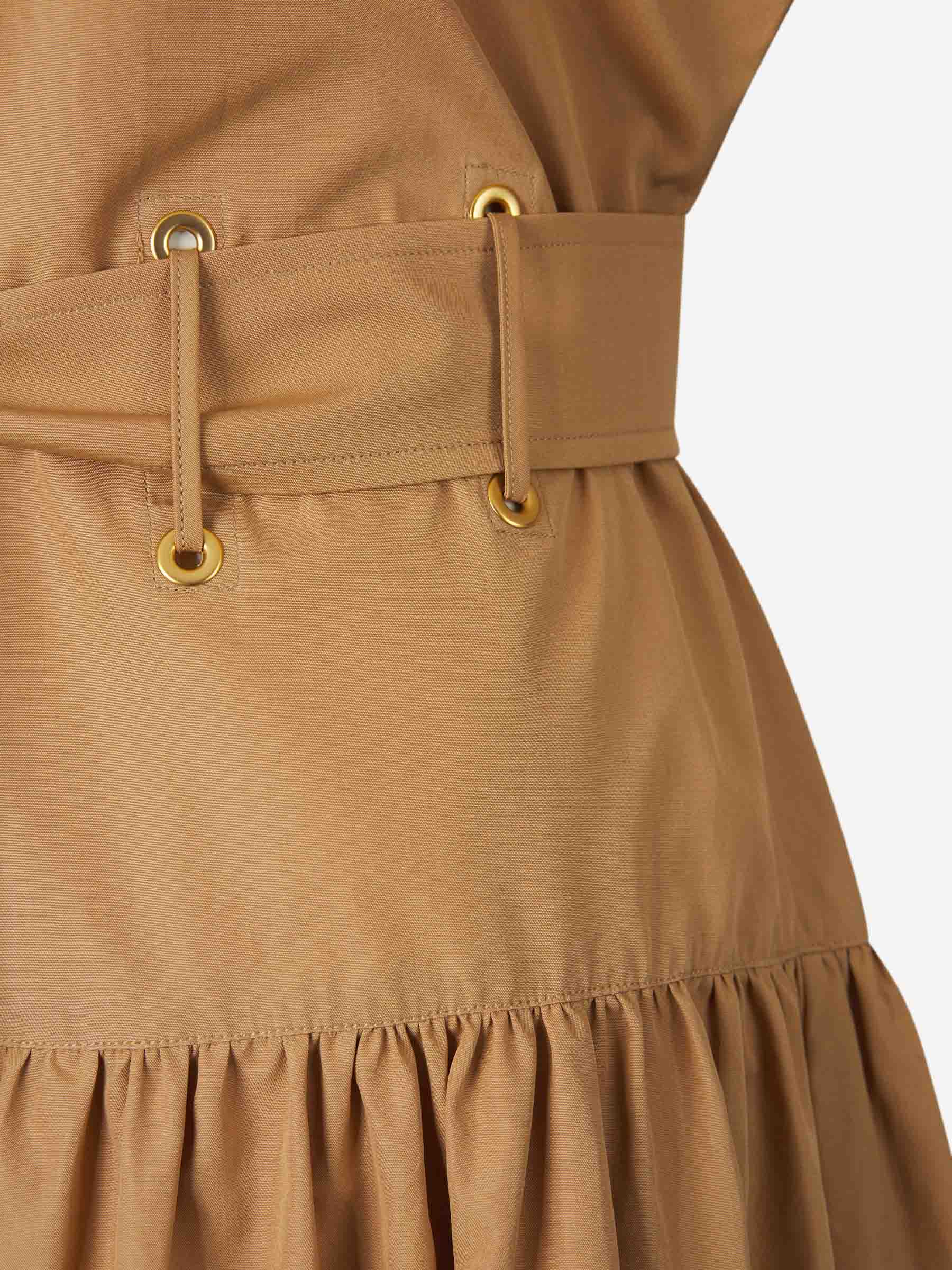 Max Mara Mujer Barcelona Vestido Camisero Midi color Camel sku 721-000517 01 - Foto 4