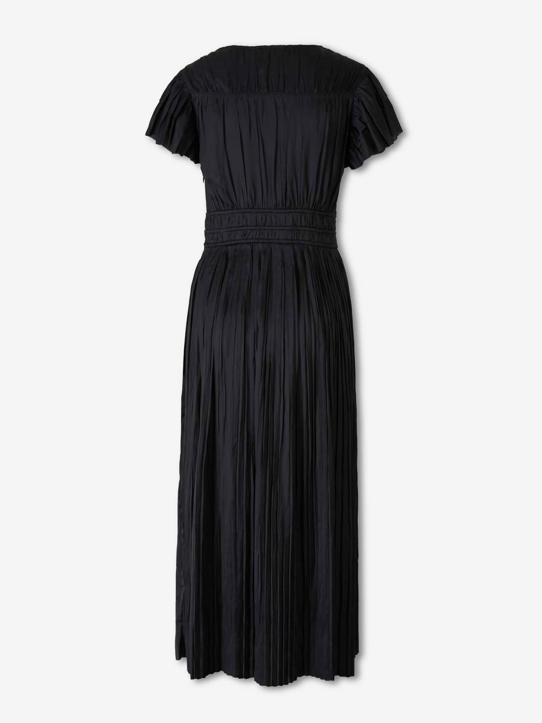 Outlet online Ulla Johnson Mujer Vestido Midi Patrice color Negro sku 721-000539 01 - Foto 2