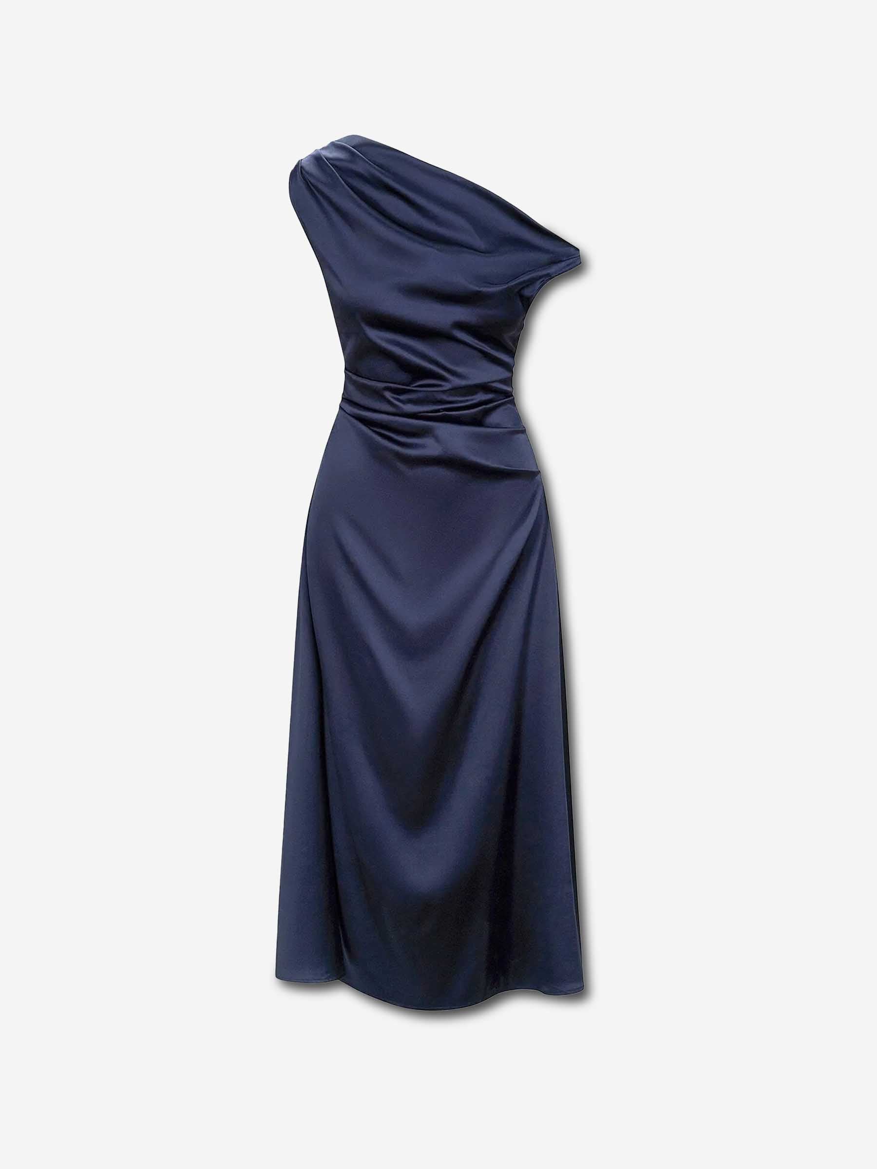 Outlet online Staud Mujer Vestido Midi Phare color Azul Marino sku 721-000554 01 - Foto 1