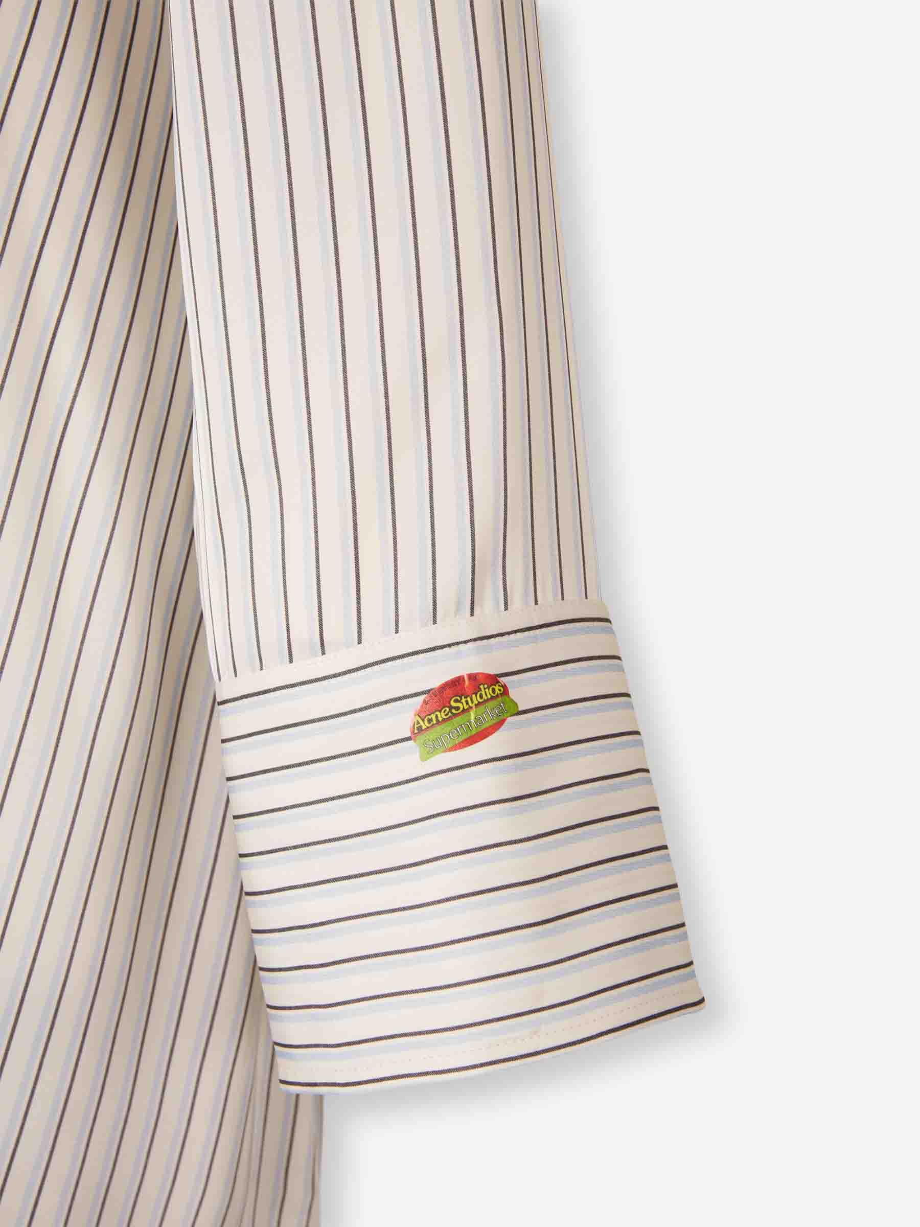 Outlet online Acne Studios Mujer Vestido Midi Camisero color Blanco sku 721-000566 01 - Foto 4