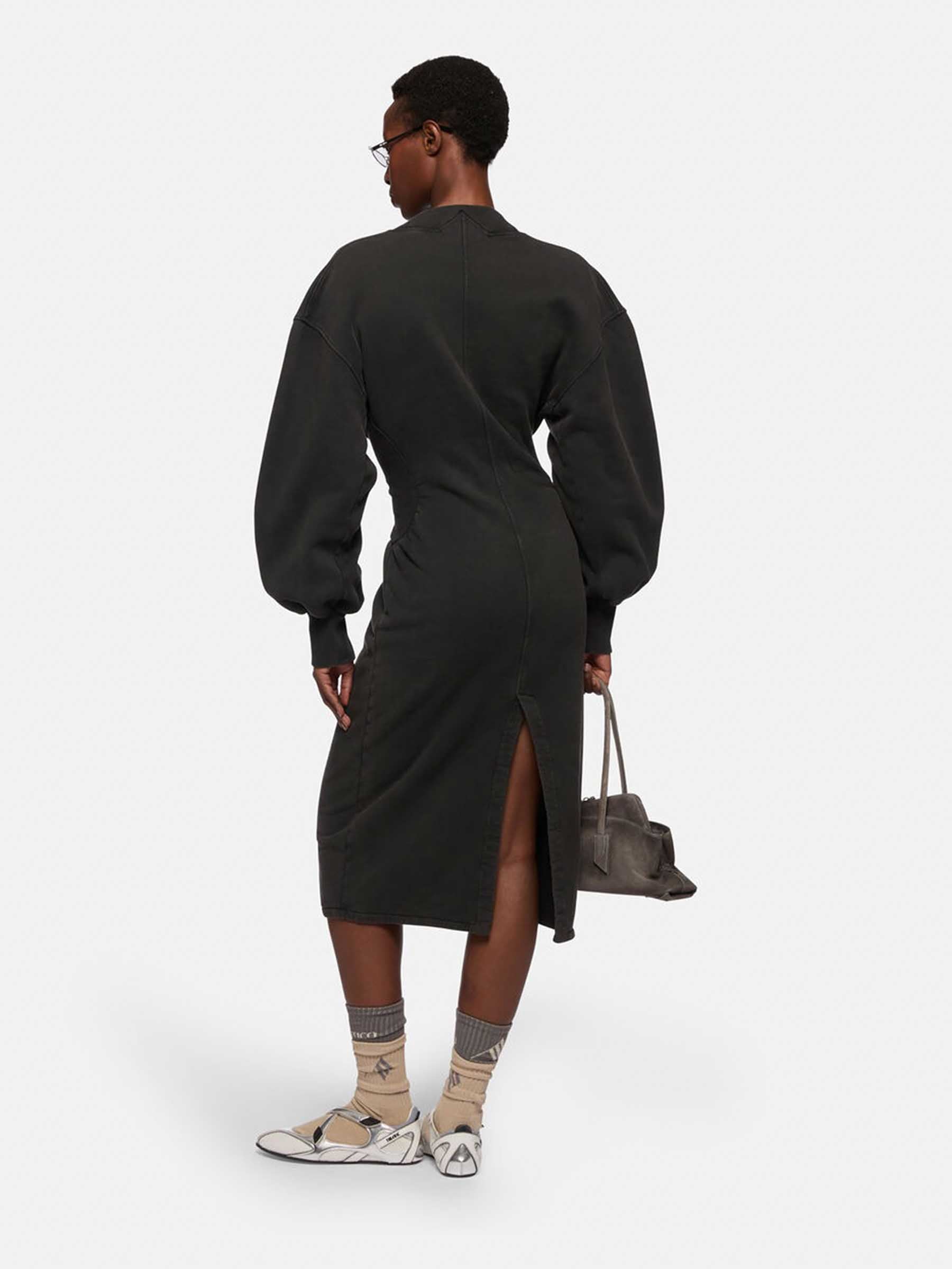 Outlet online The Attico Mujer Vestido midi color Gris Antracita sku 721-000586 01 - Foto 2